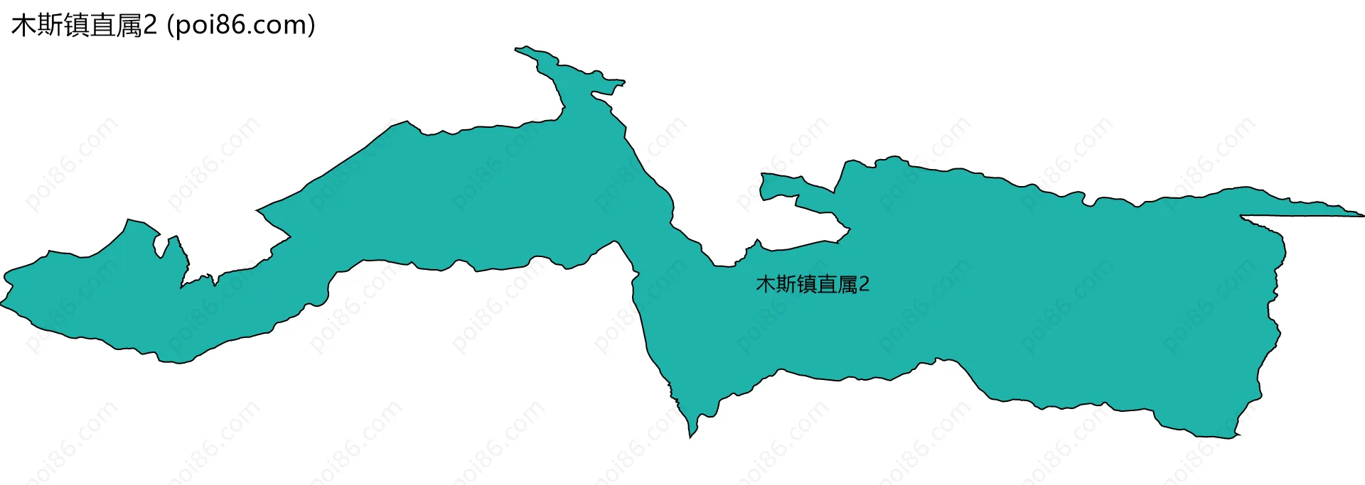 木斯镇直属2边界地图