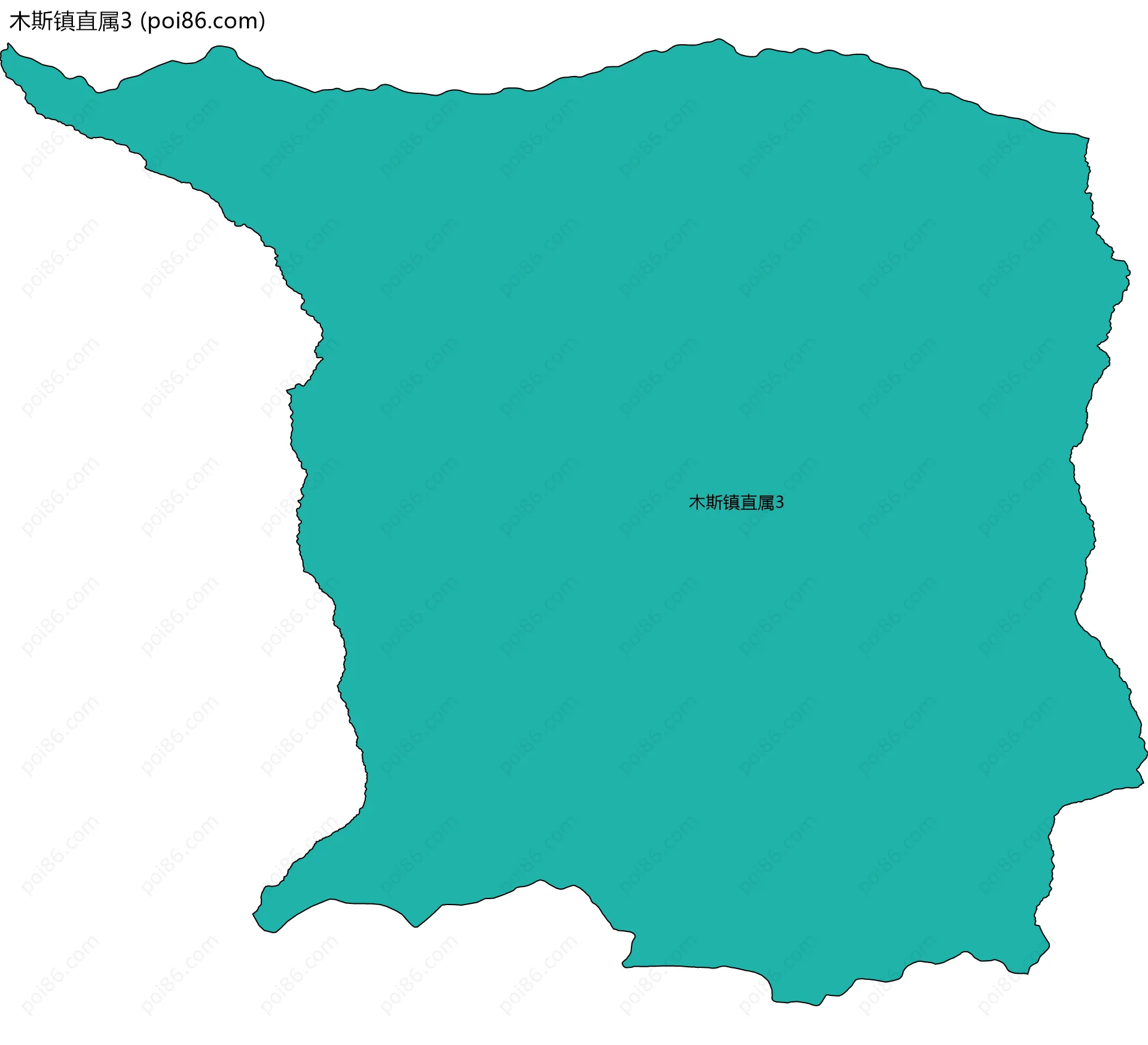 木斯镇直属3边界地图