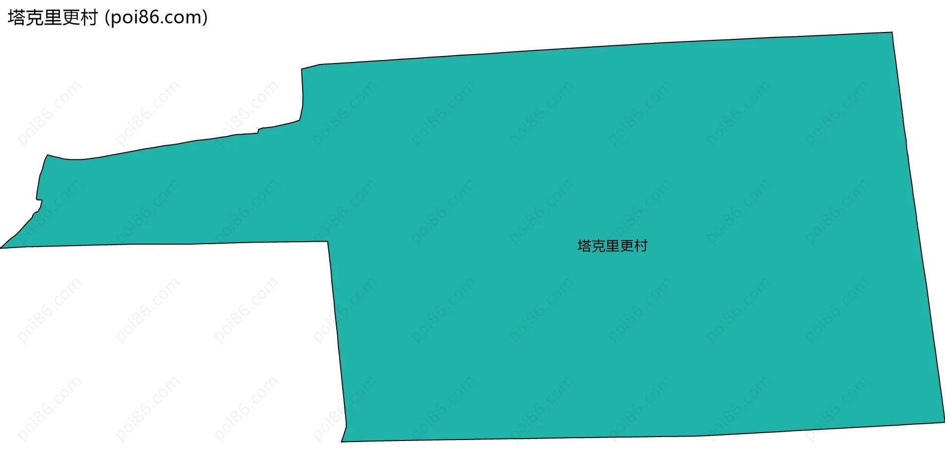 塔克里更村边界地图