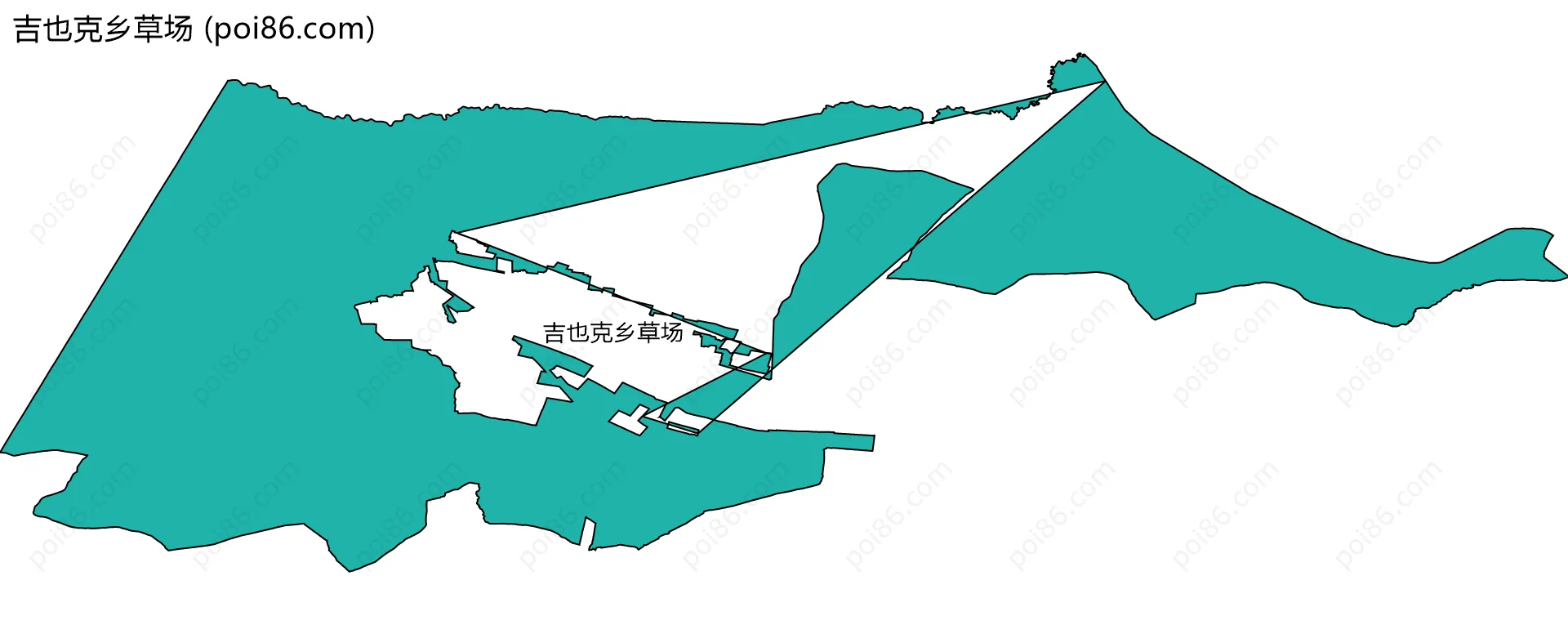 吉也克乡草场边界地图