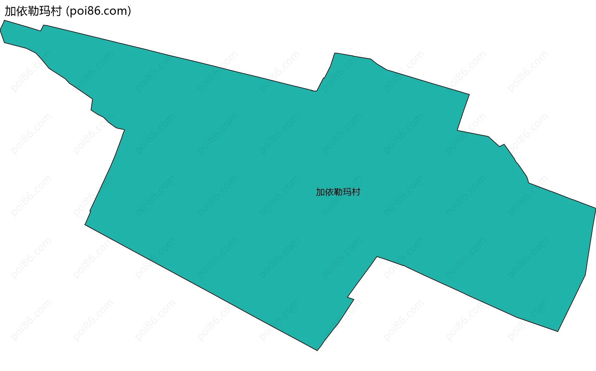 加依勒玛村边界地图
