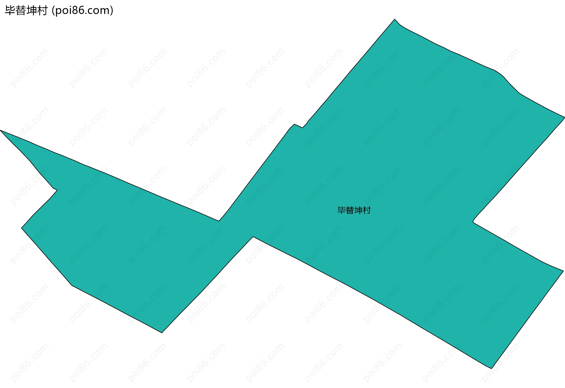 毕替坤村边界地图