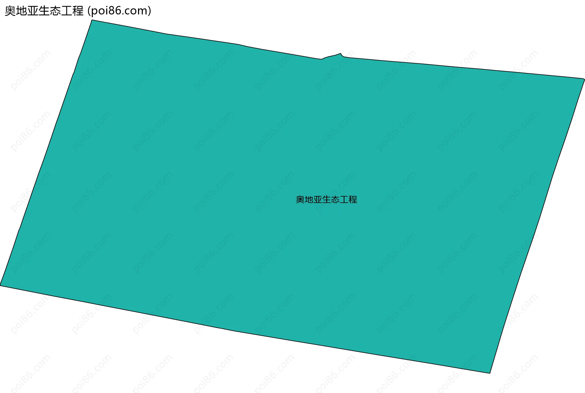 奥地亚生态工程边界地图