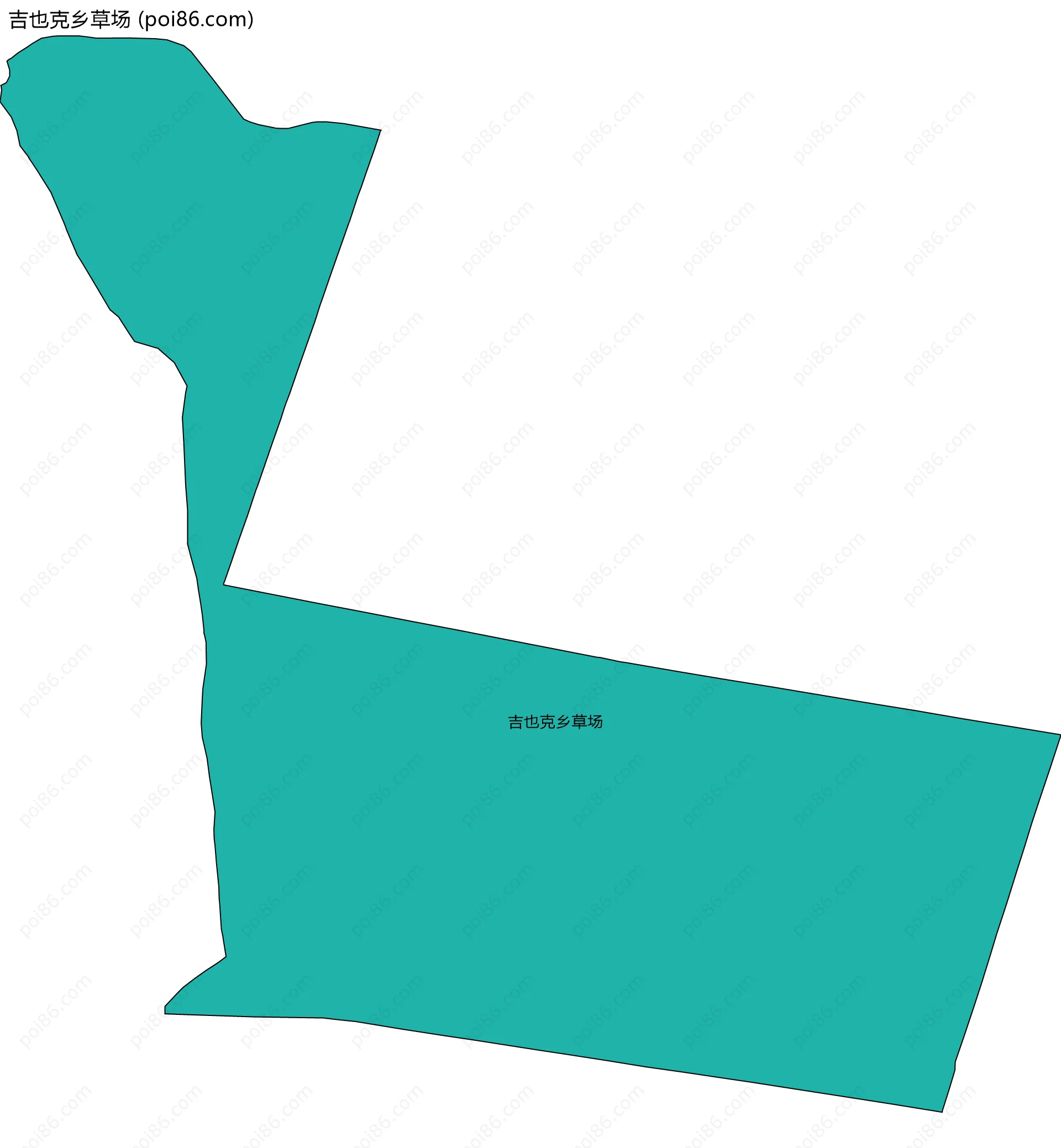 吉也克乡草场边界地图
