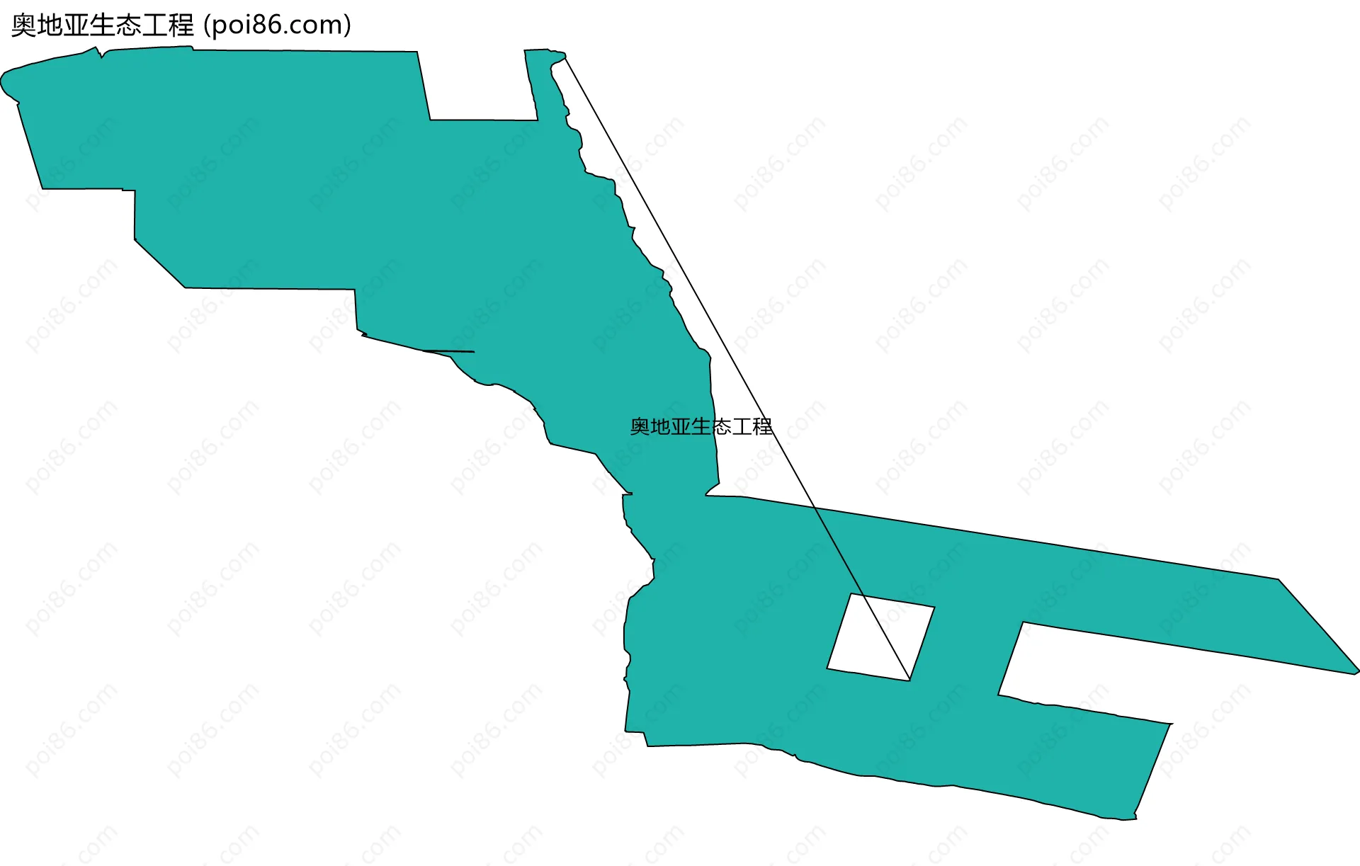 奥地亚生态工程边界地图