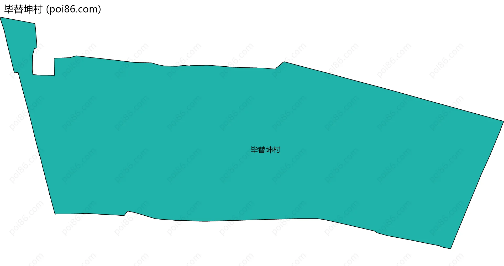 毕替坤村边界地图