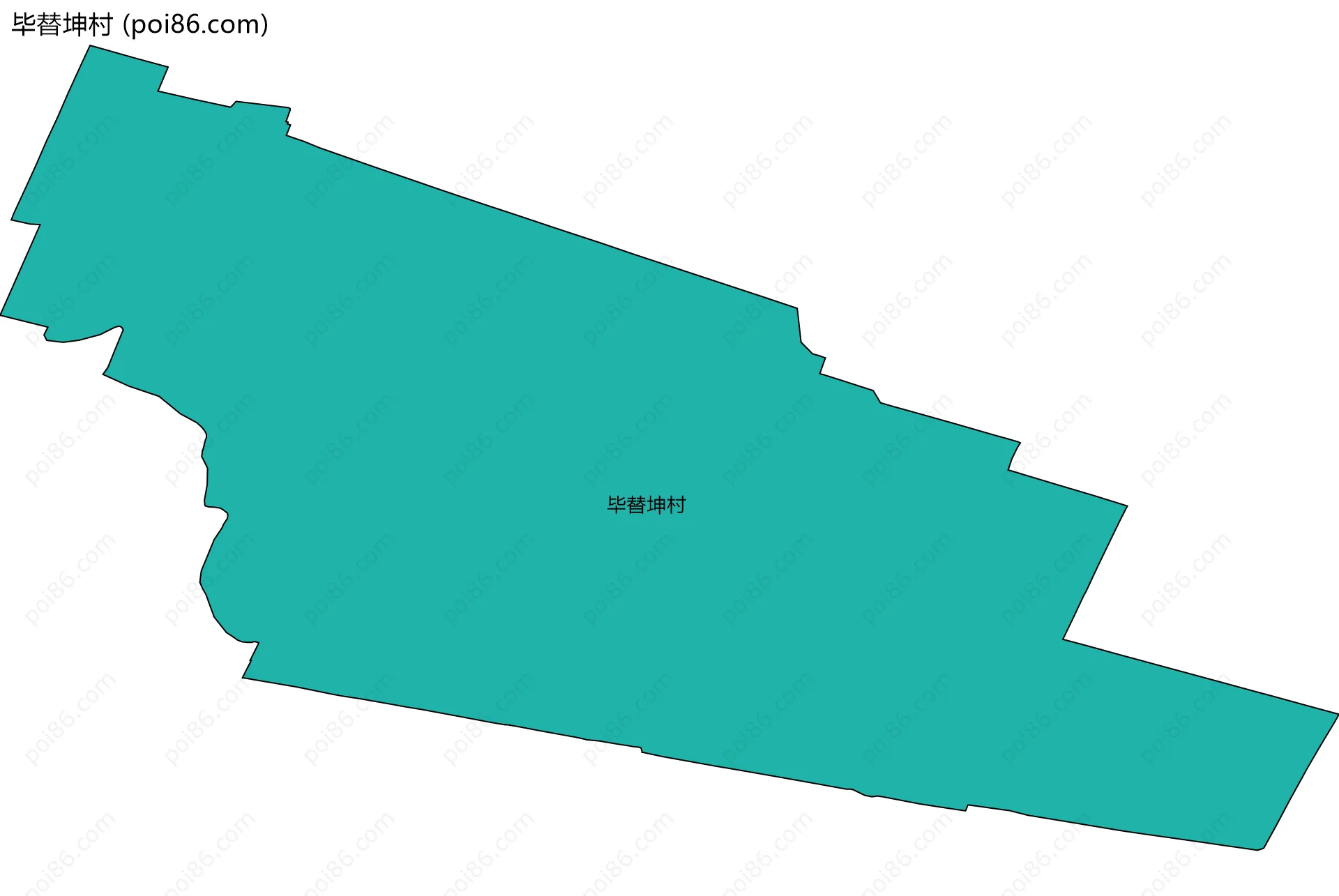 毕替坤村边界地图