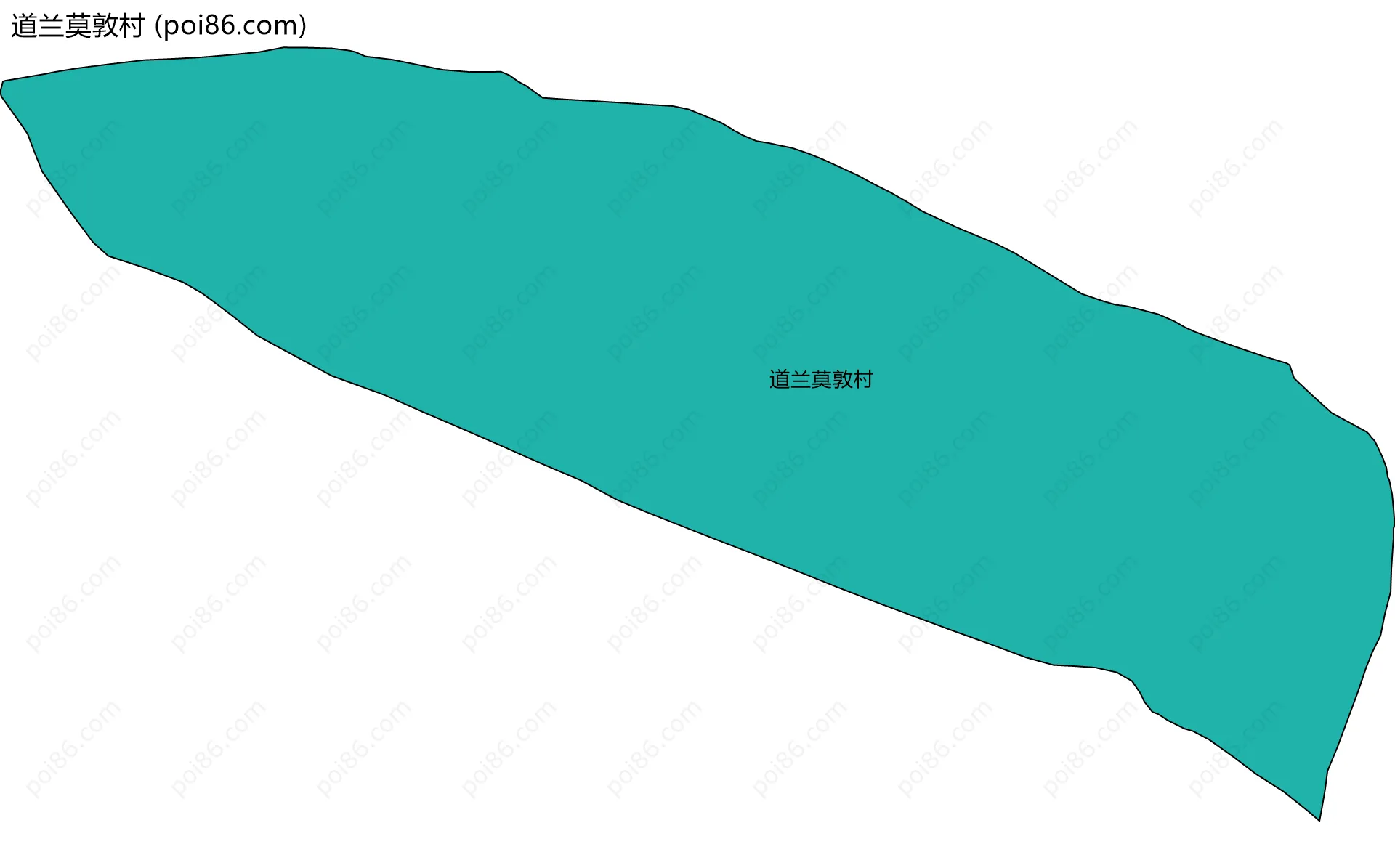 道兰莫敦村边界地图