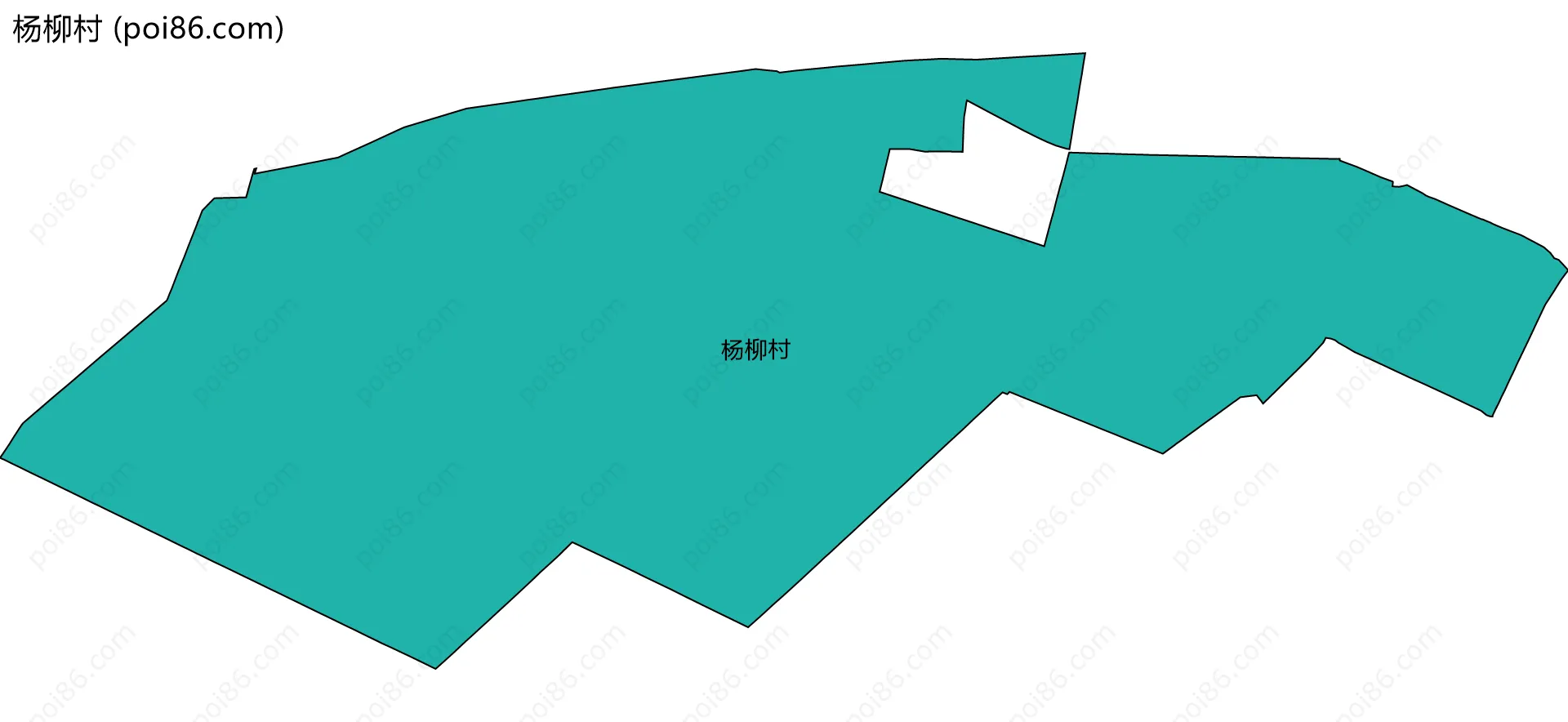 杨柳村边界地图