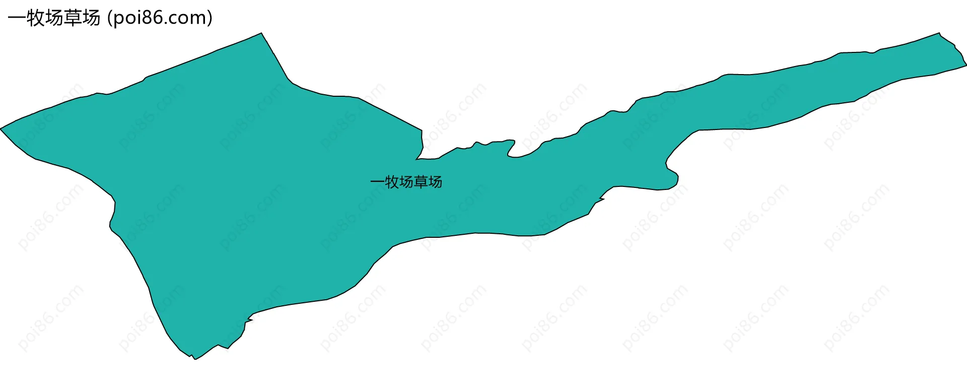 一牧场草场边界地图