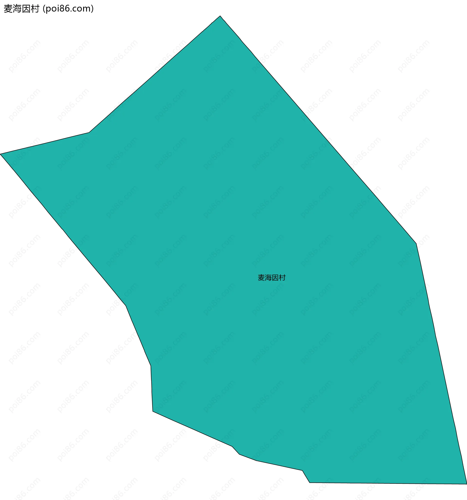 麦海因村边界地图