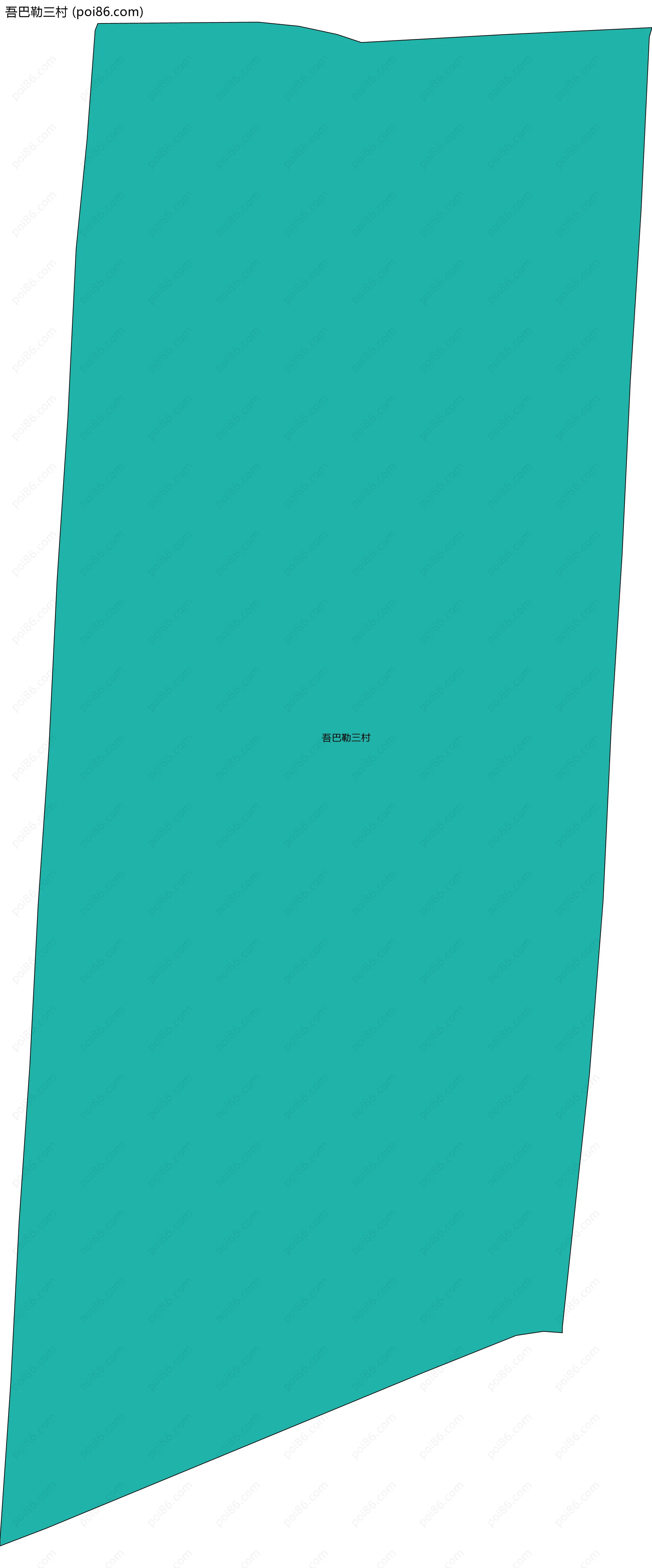 吾巴勒三村边界地图