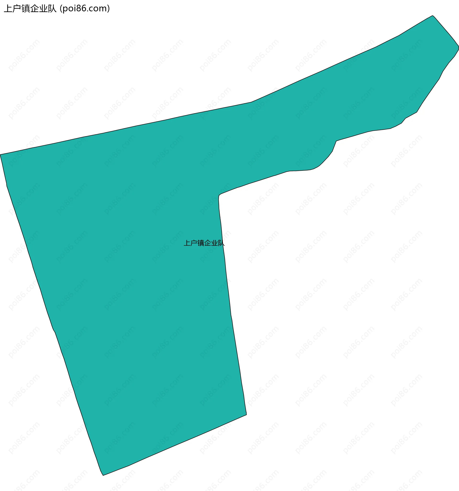 上户镇企业队边界地图