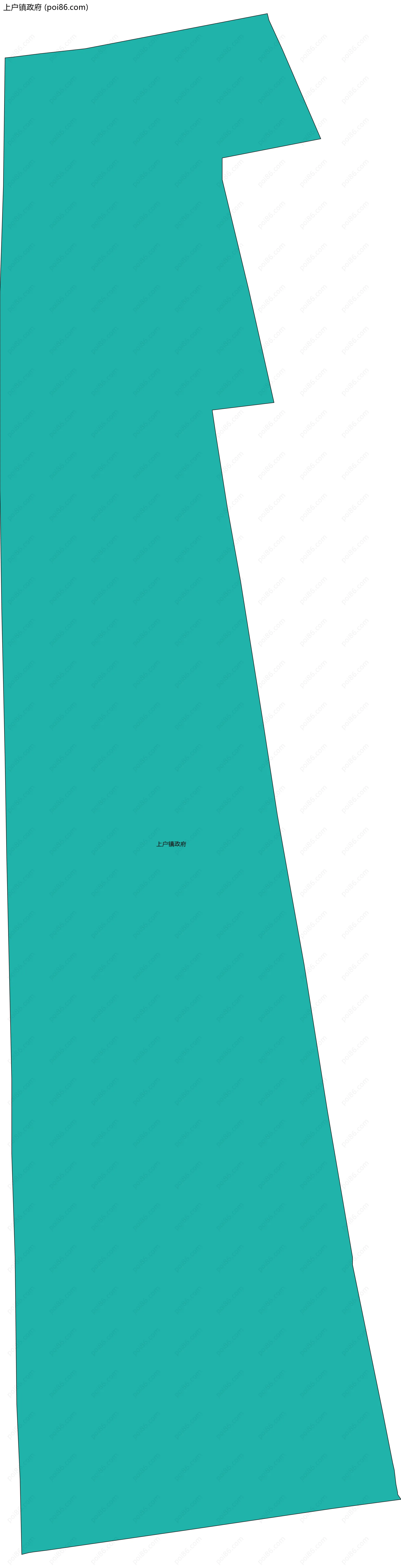 上户镇政府边界地图