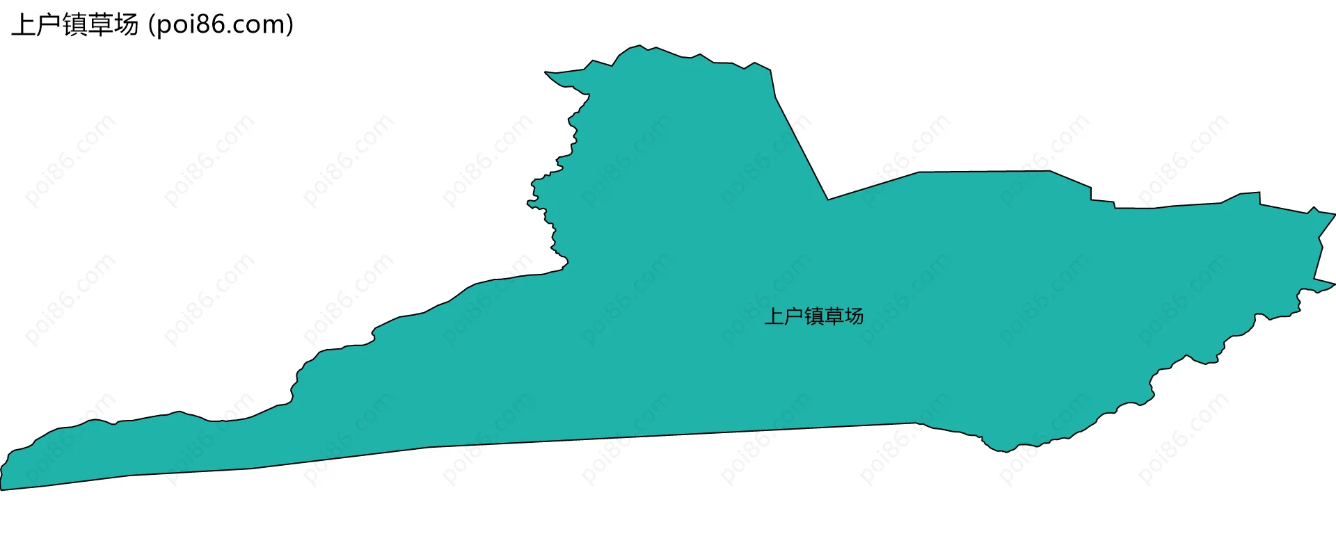 上户镇草场边界地图