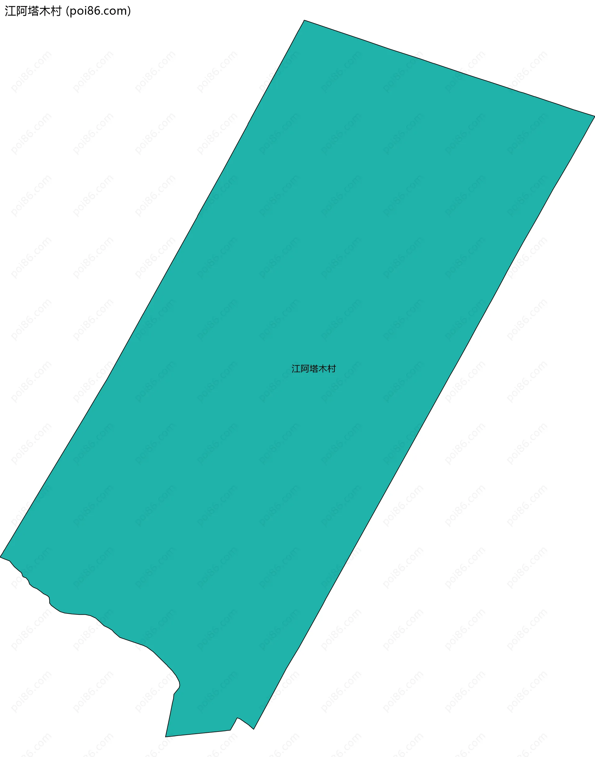 江阿塔木村边界地图