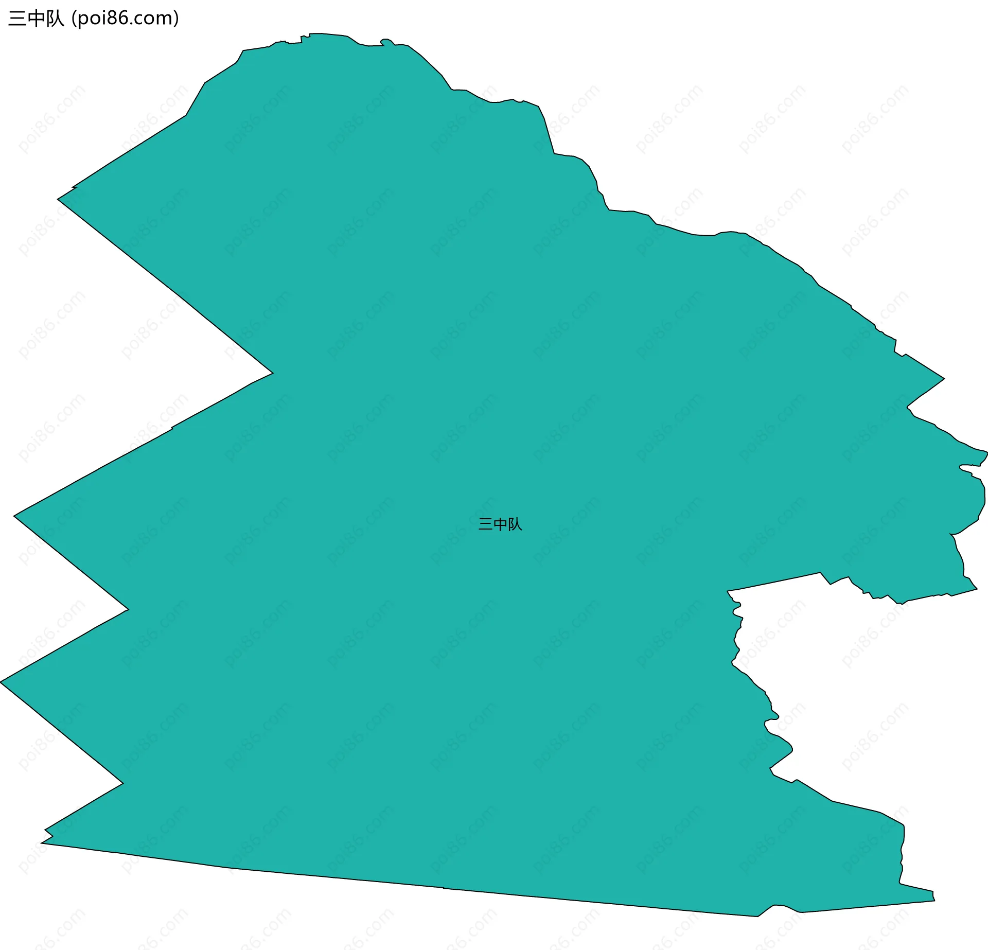 三中队边界地图