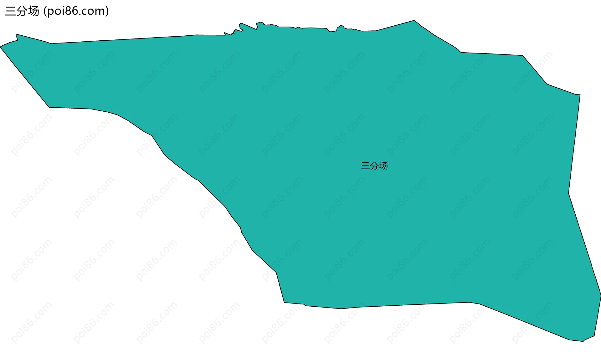 三分场边界地图