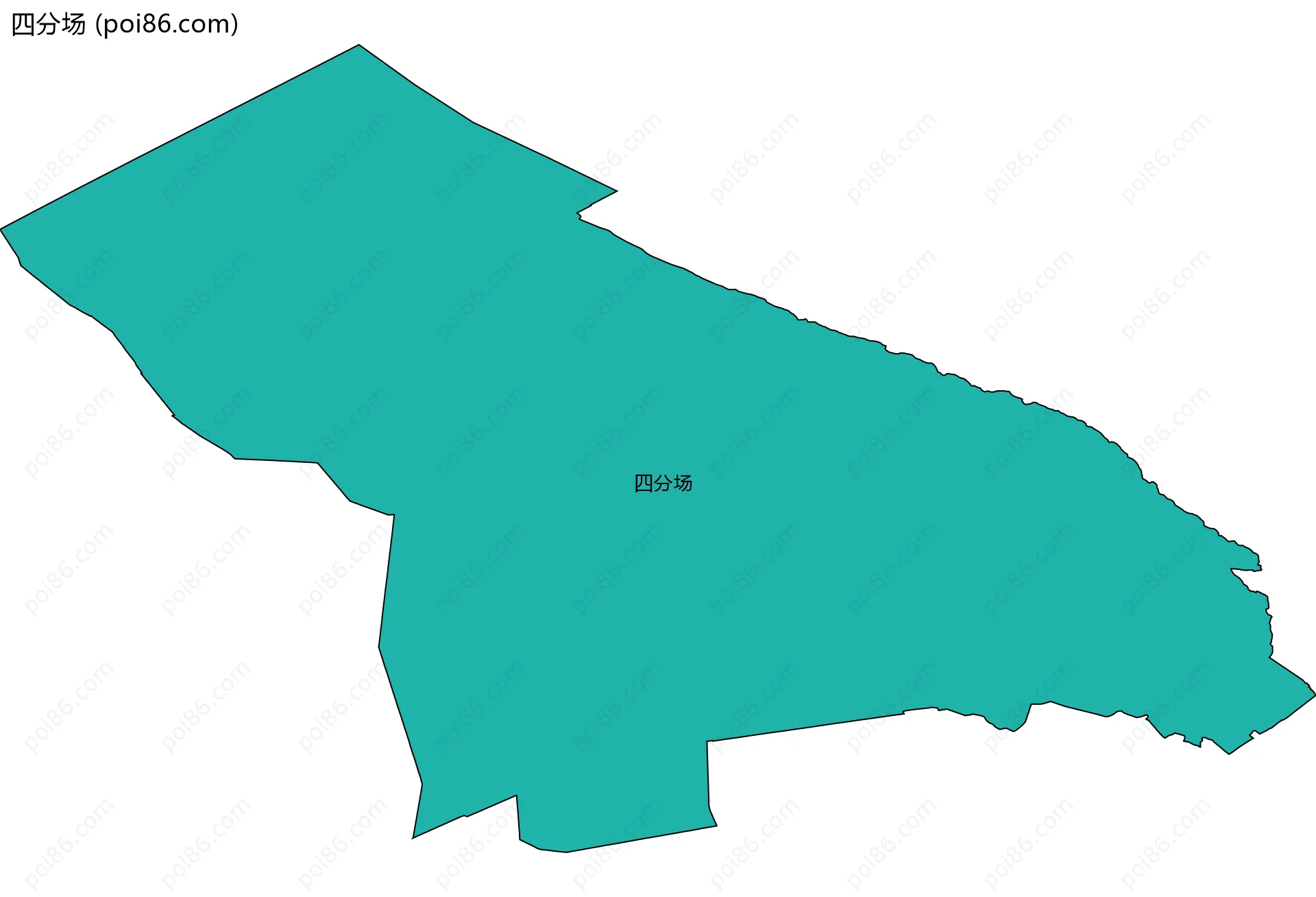 四分场边界地图