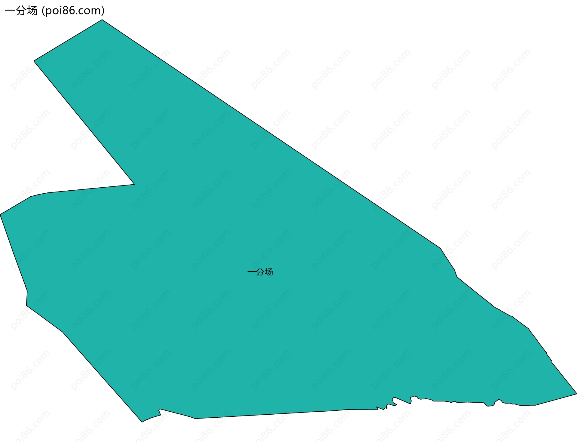 一分场边界地图