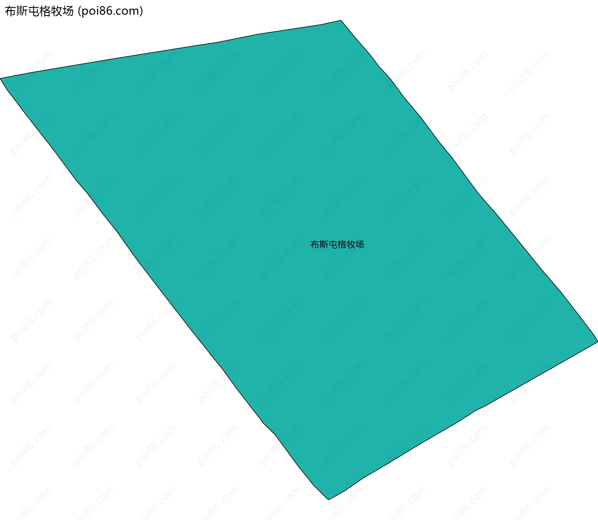 布斯屯格牧场边界地图