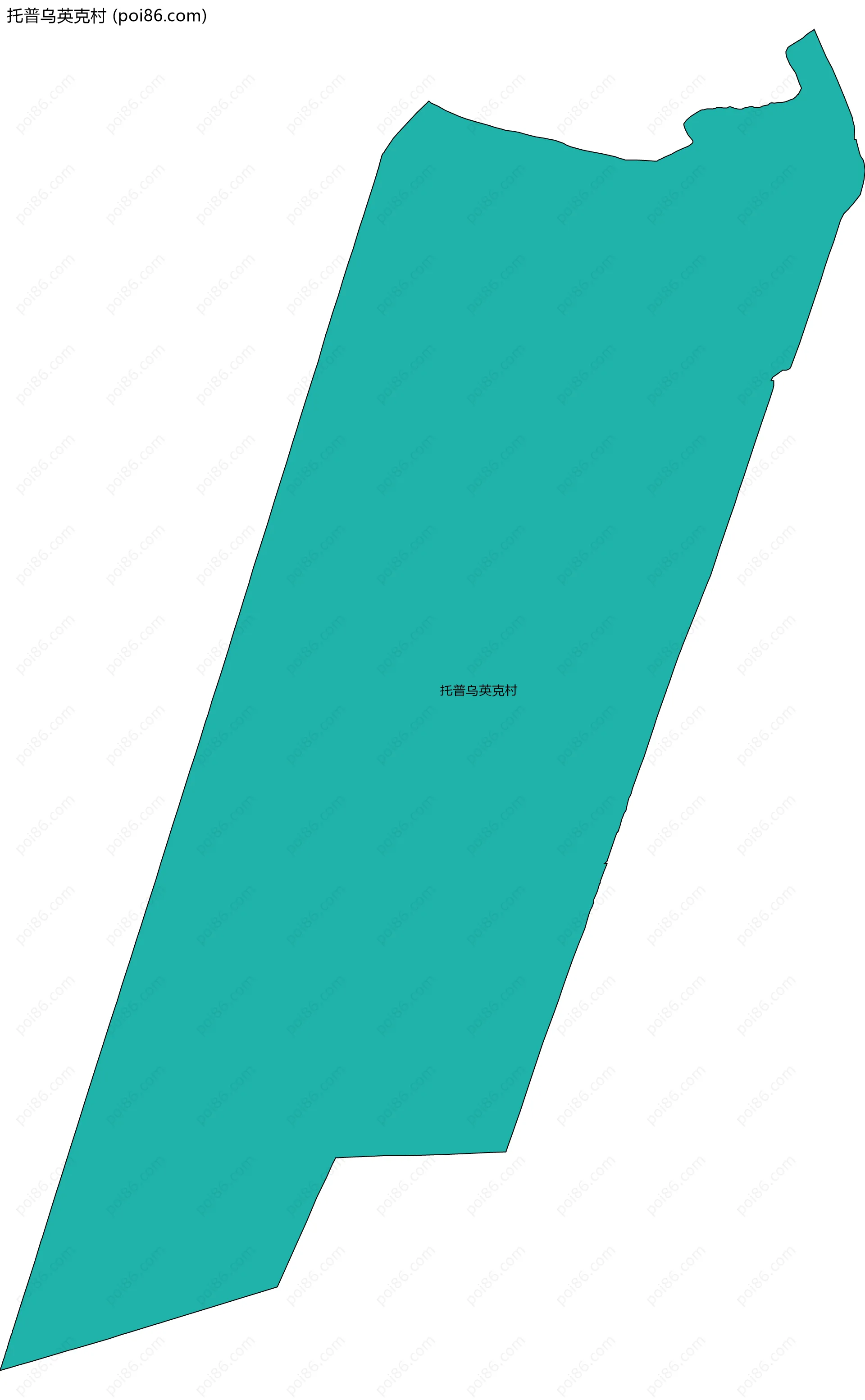 托普乌英克村边界地图