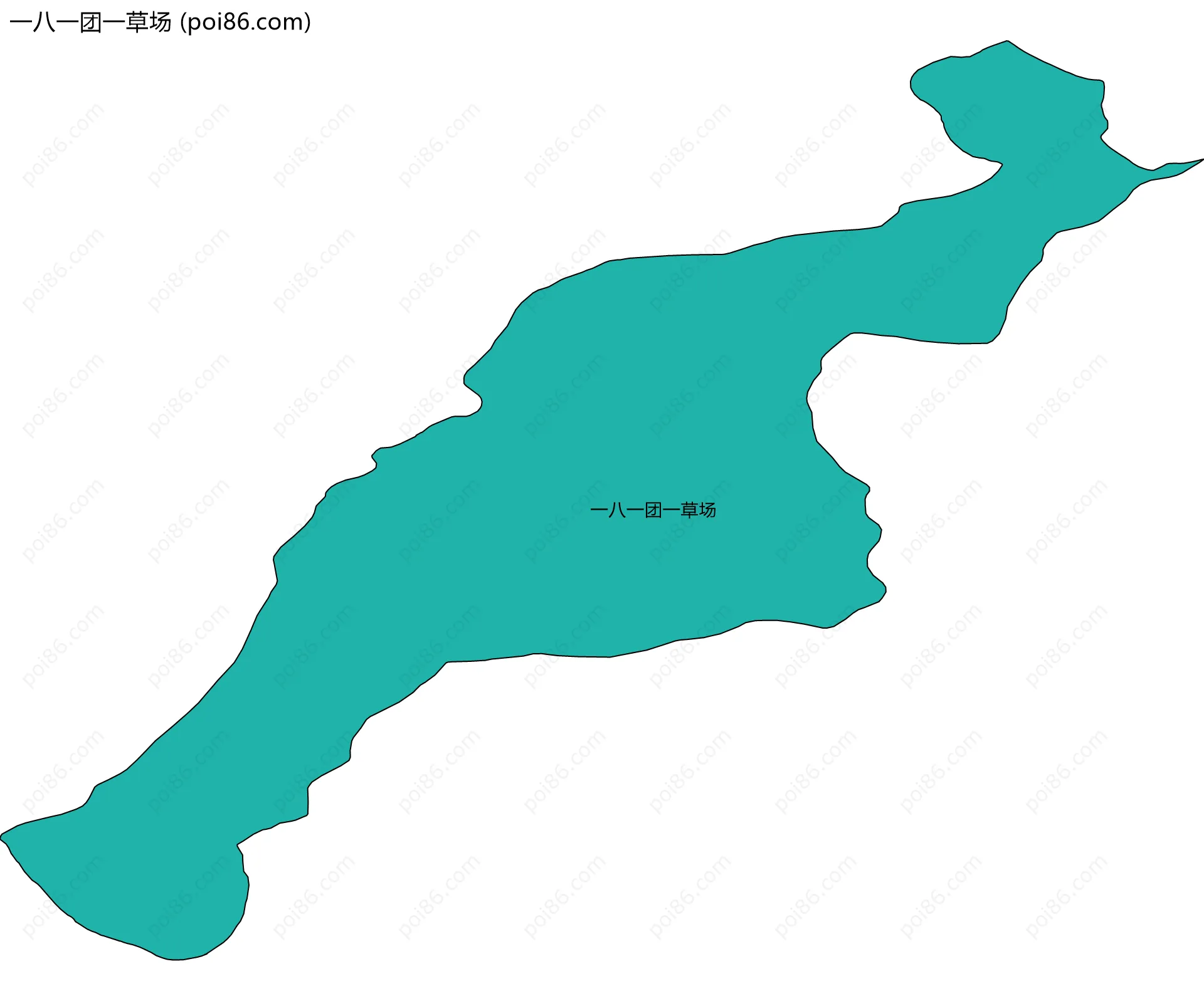 一八一团一草场边界地图