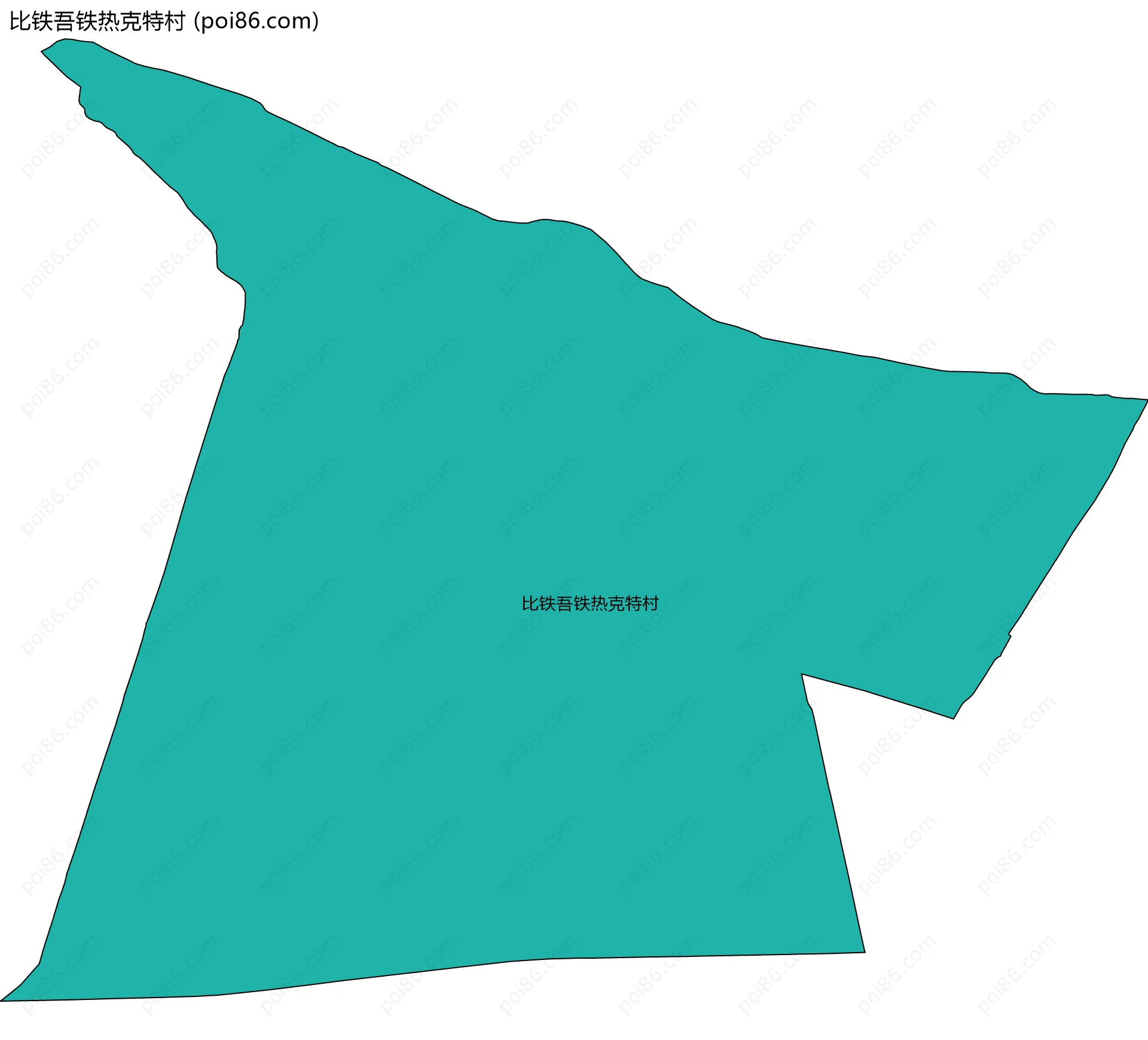 比铁吾铁热克特村边界地图