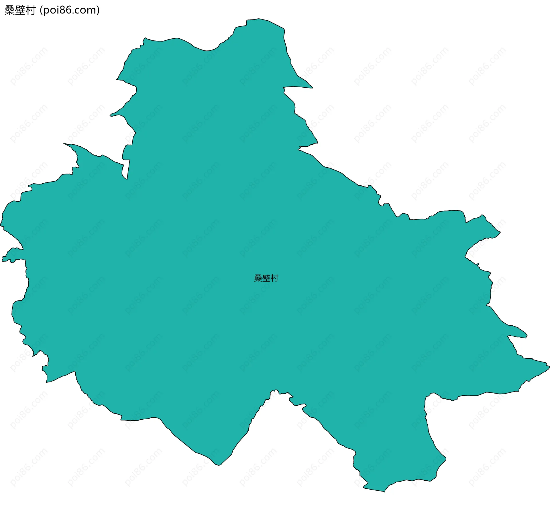 桑壁村边界地图
