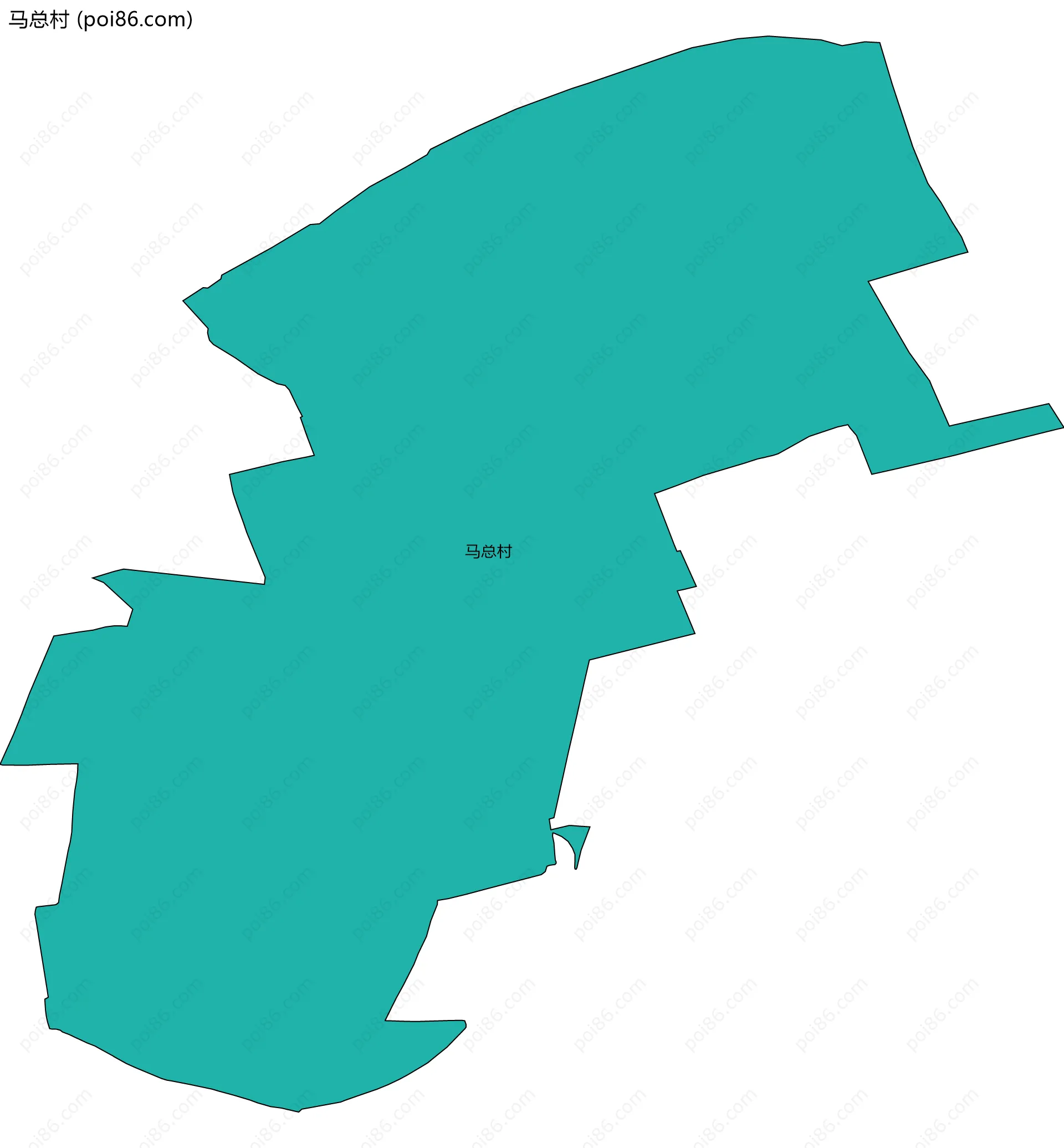 马总村边界地图