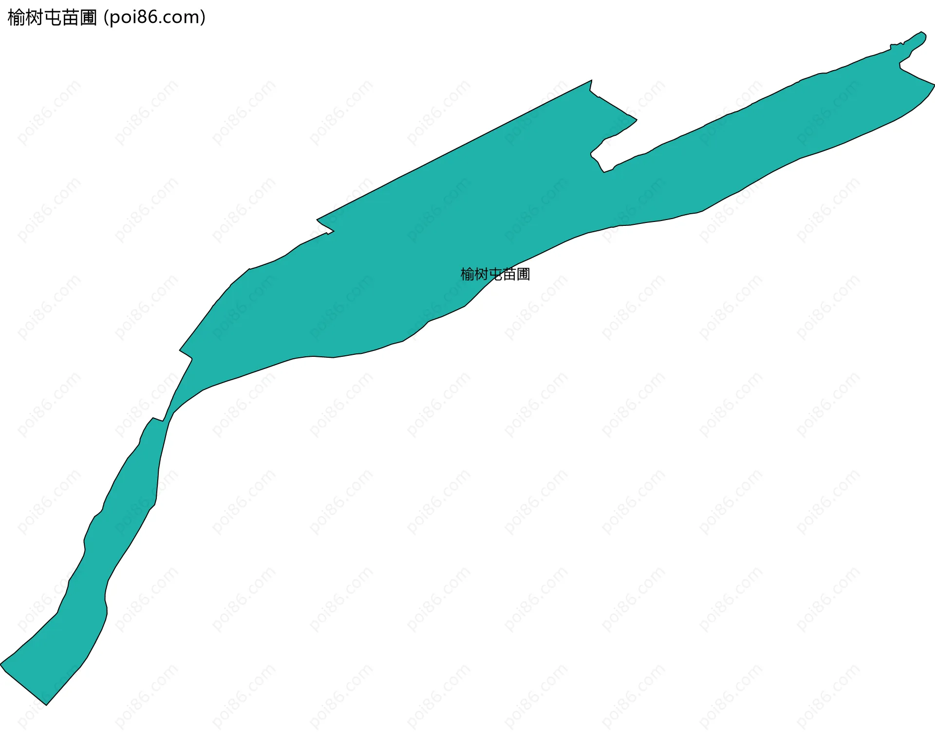榆树屯苗圃边界地图