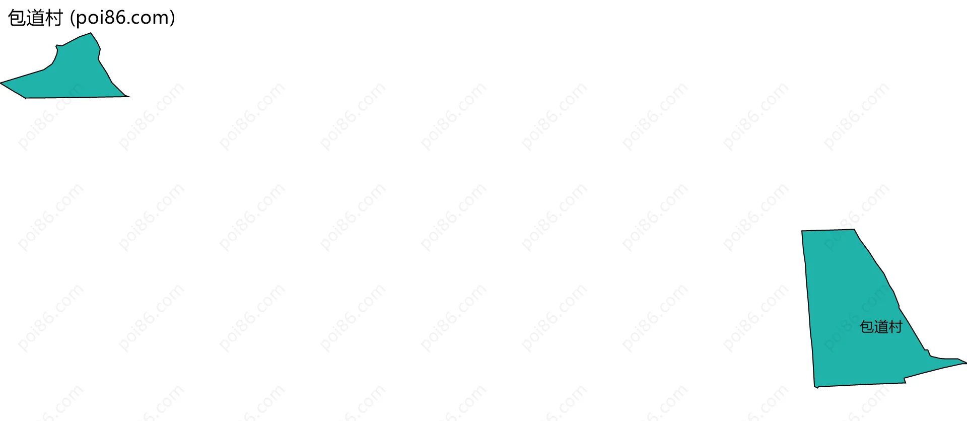 包道村边界地图