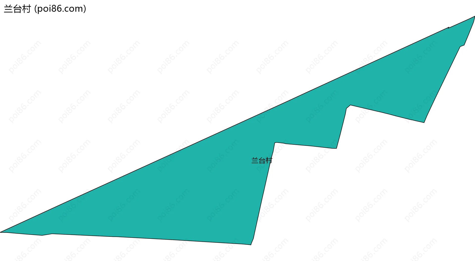 兰台村边界地图