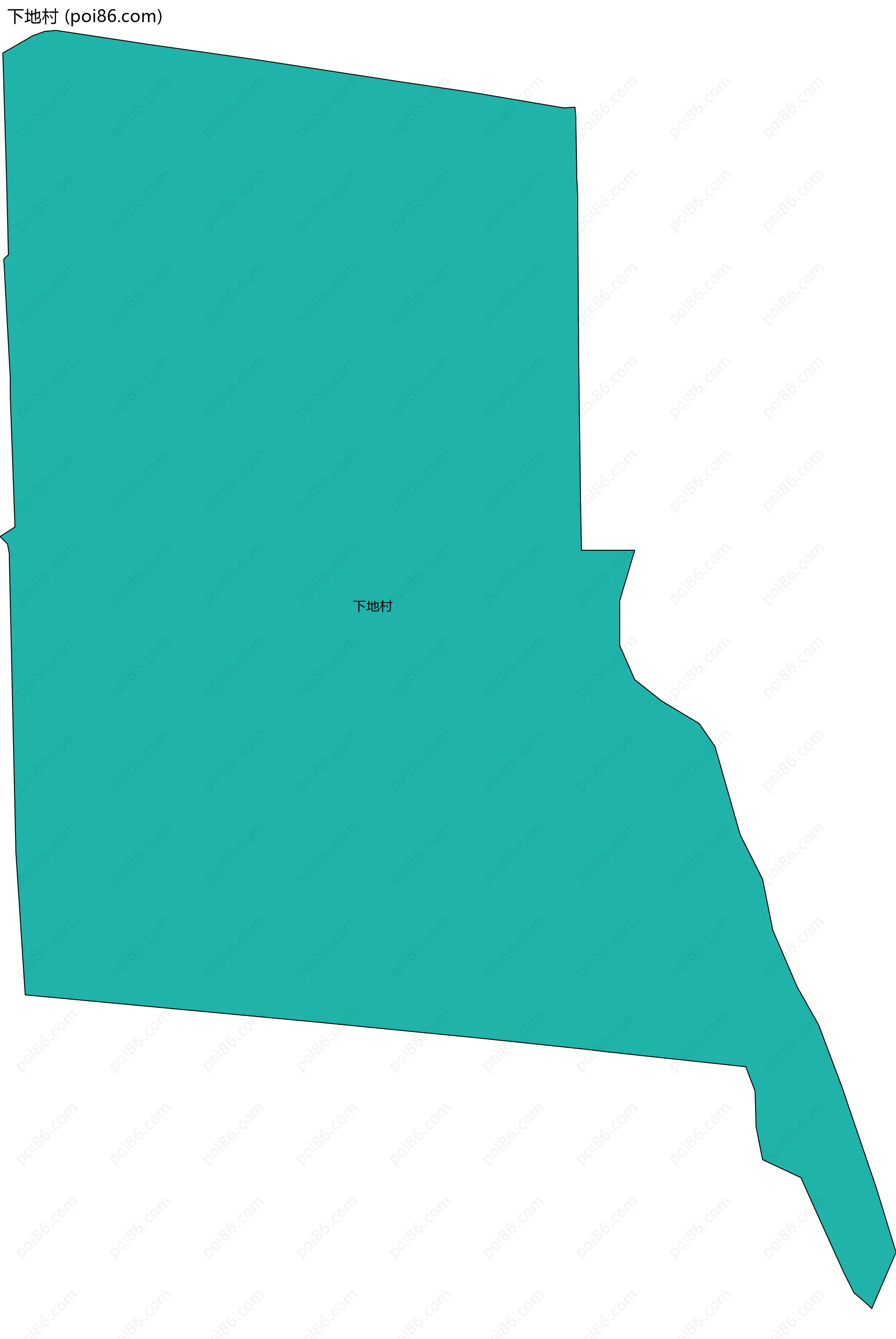 下地村边界地图
