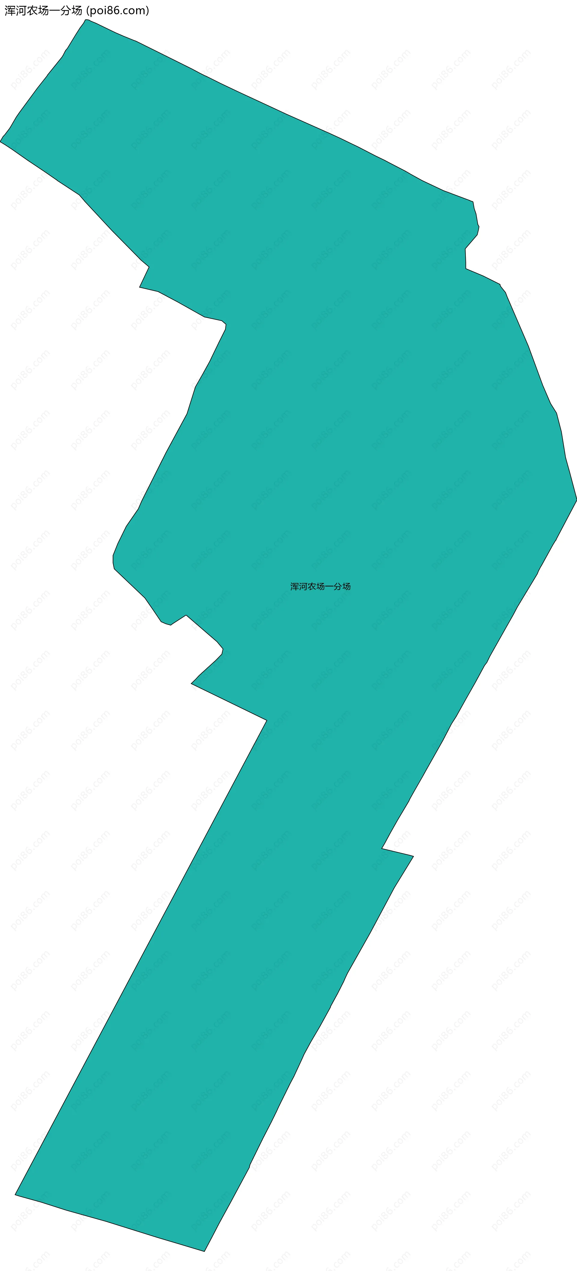 浑河农场一分场边界地图