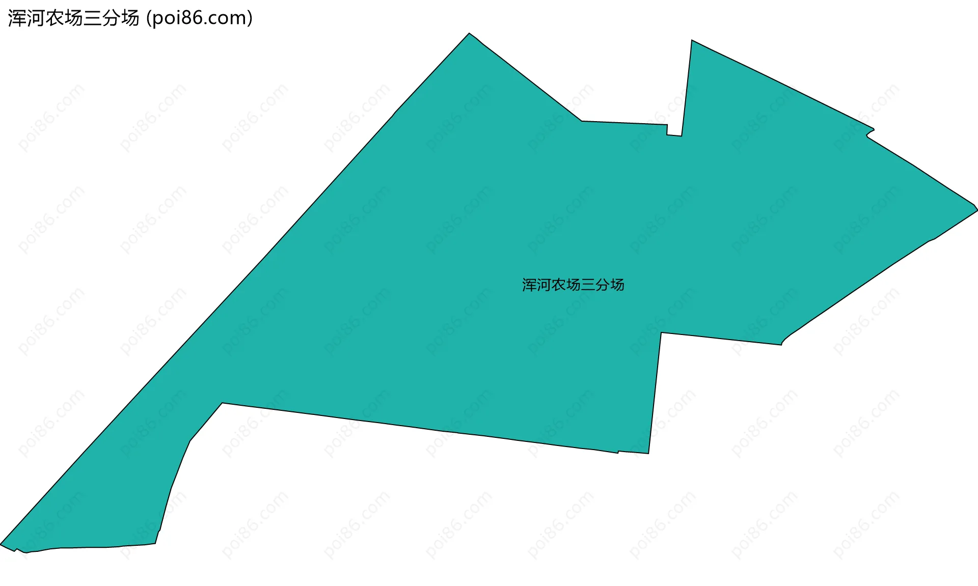 浑河农场三分场边界地图