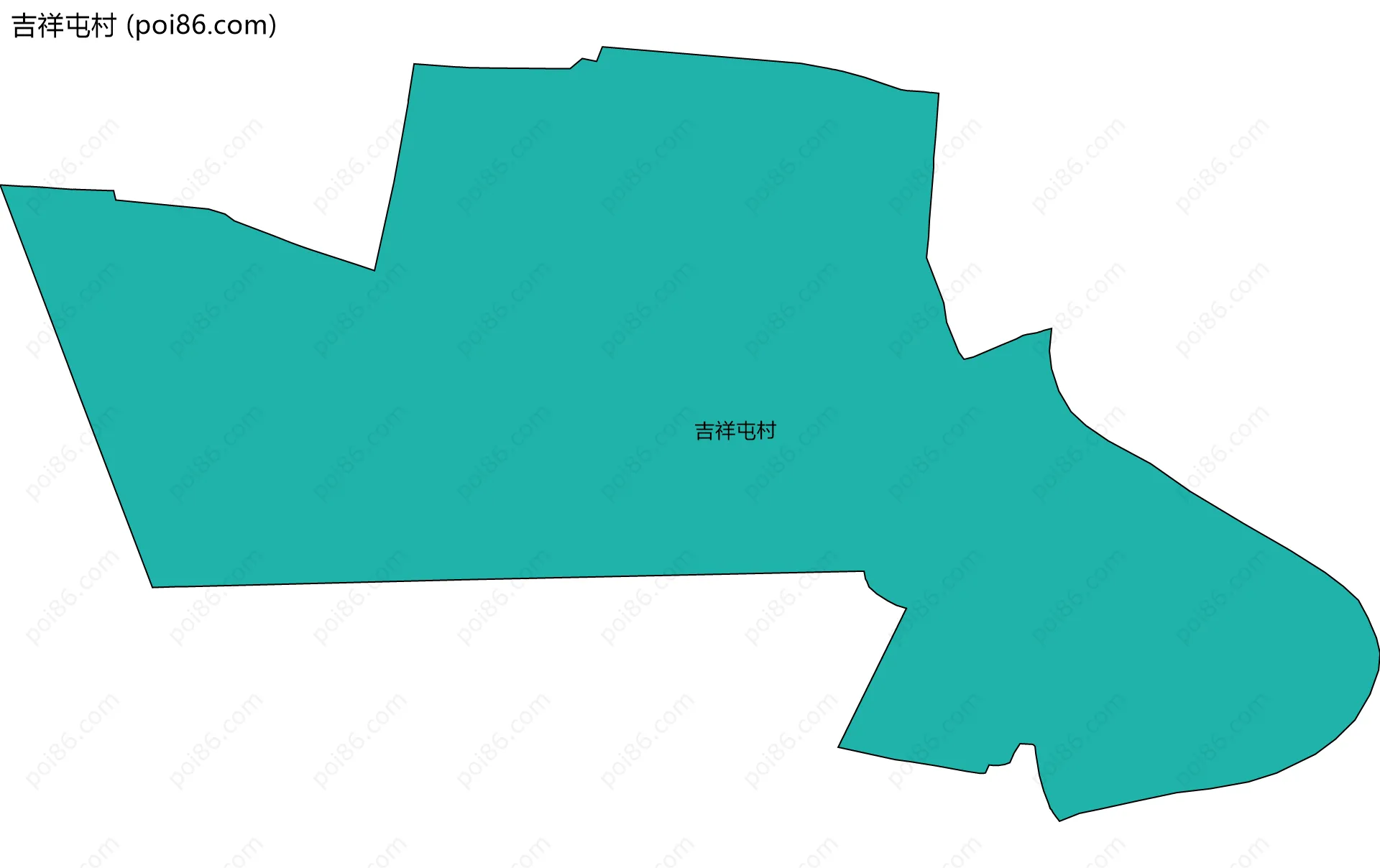 吉祥屯村边界地图