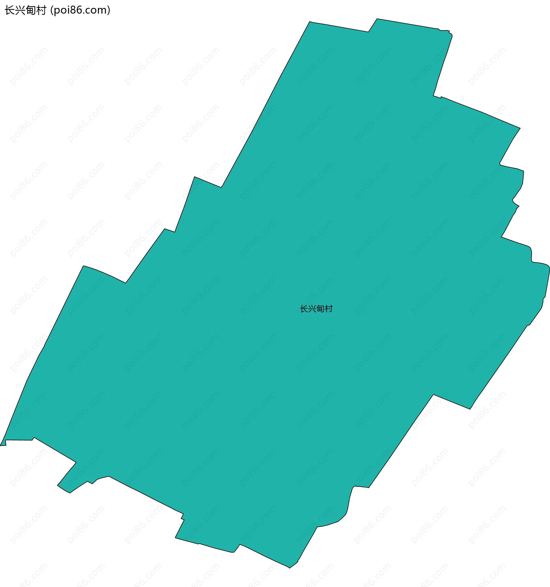 长兴甸村边界地图