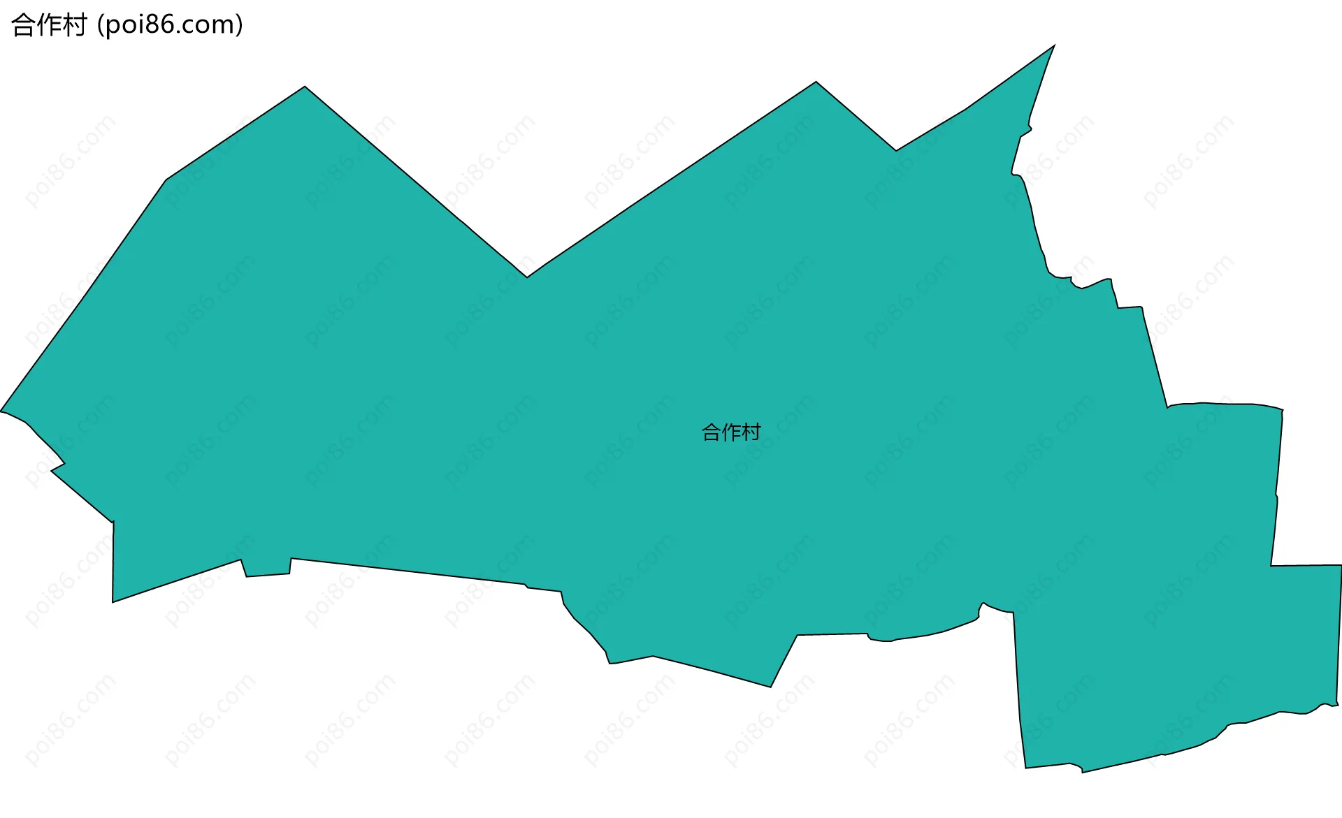 合作村边界地图