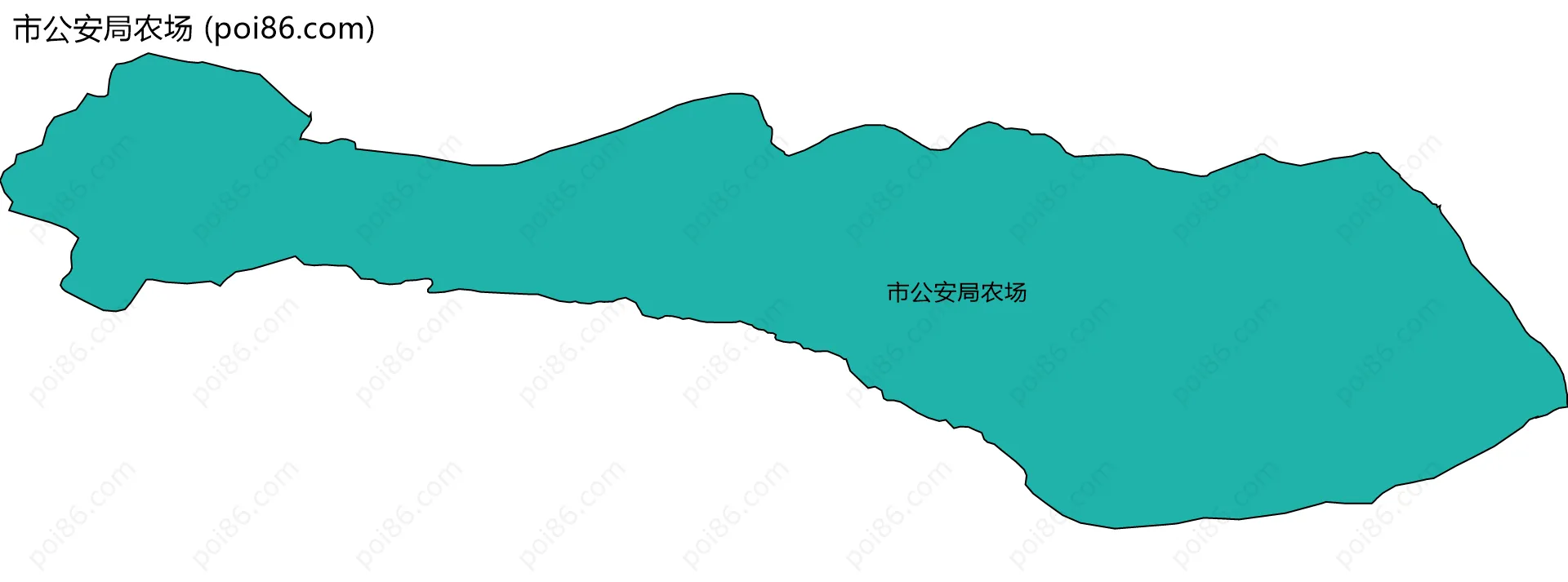 市公安局农场边界地图