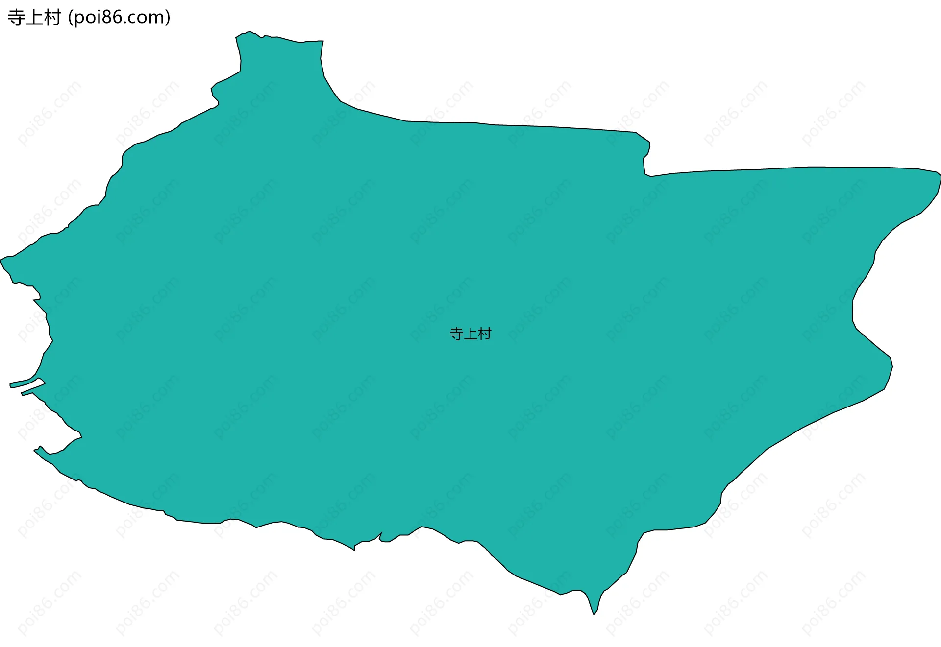 寺上村边界地图