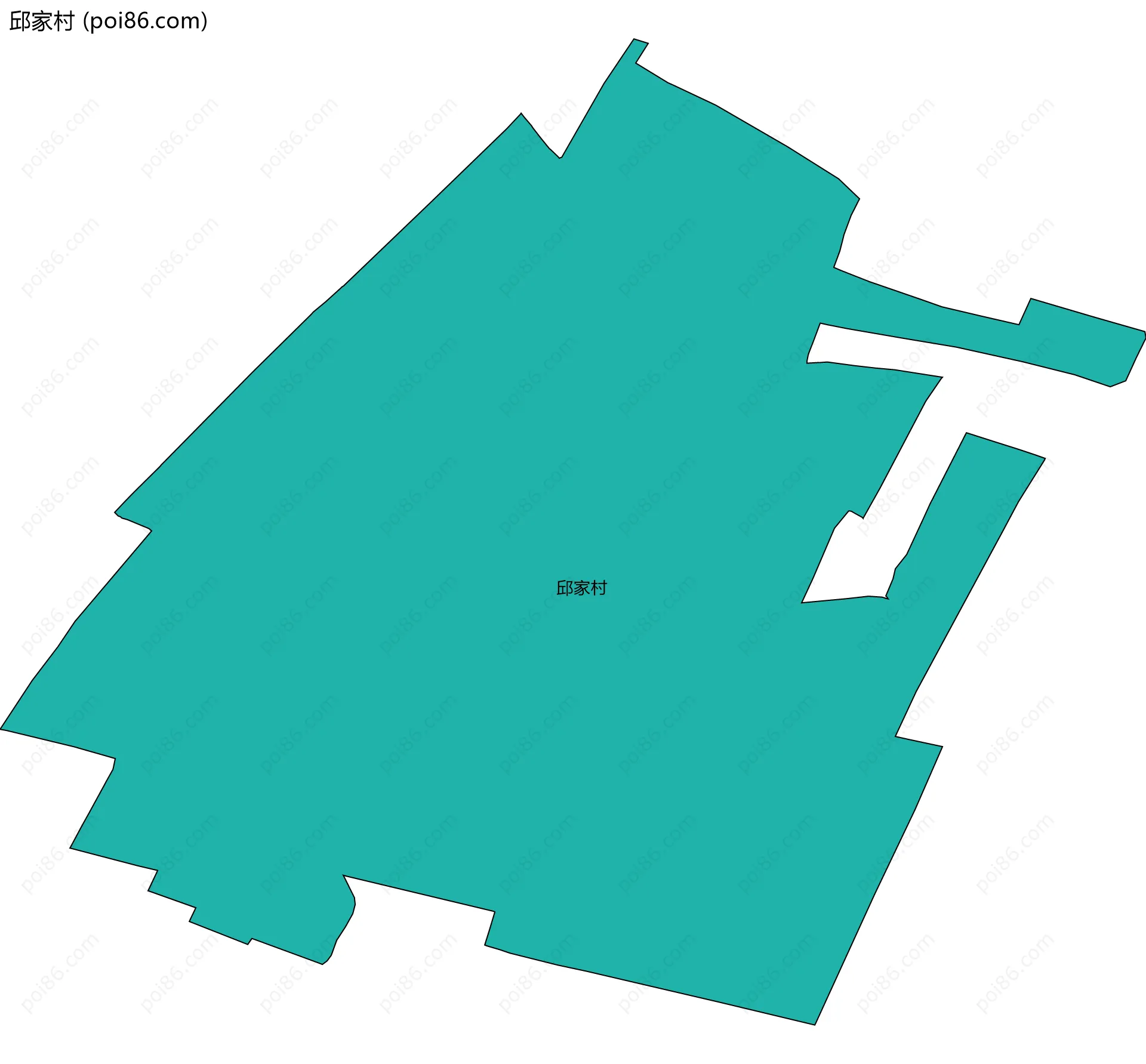 邱家村边界地图