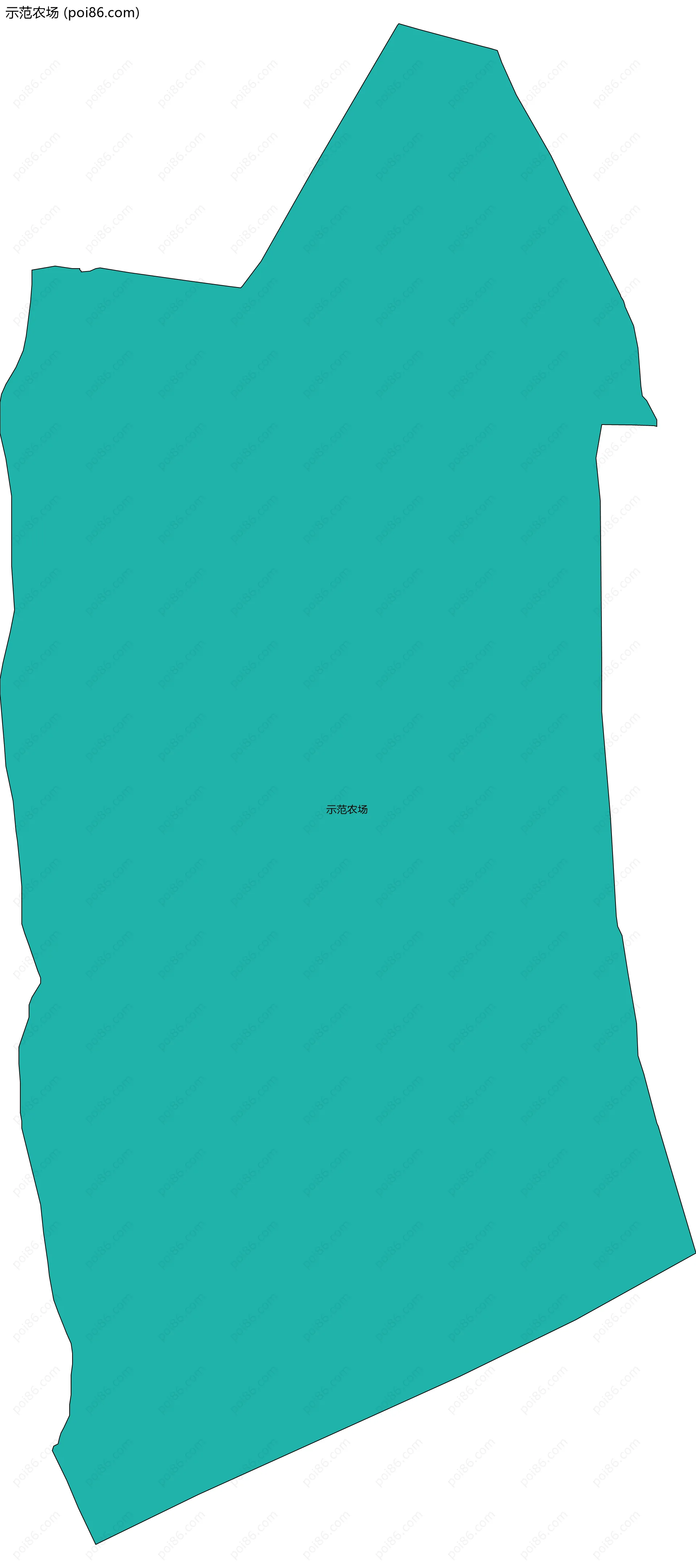 示范农场边界地图