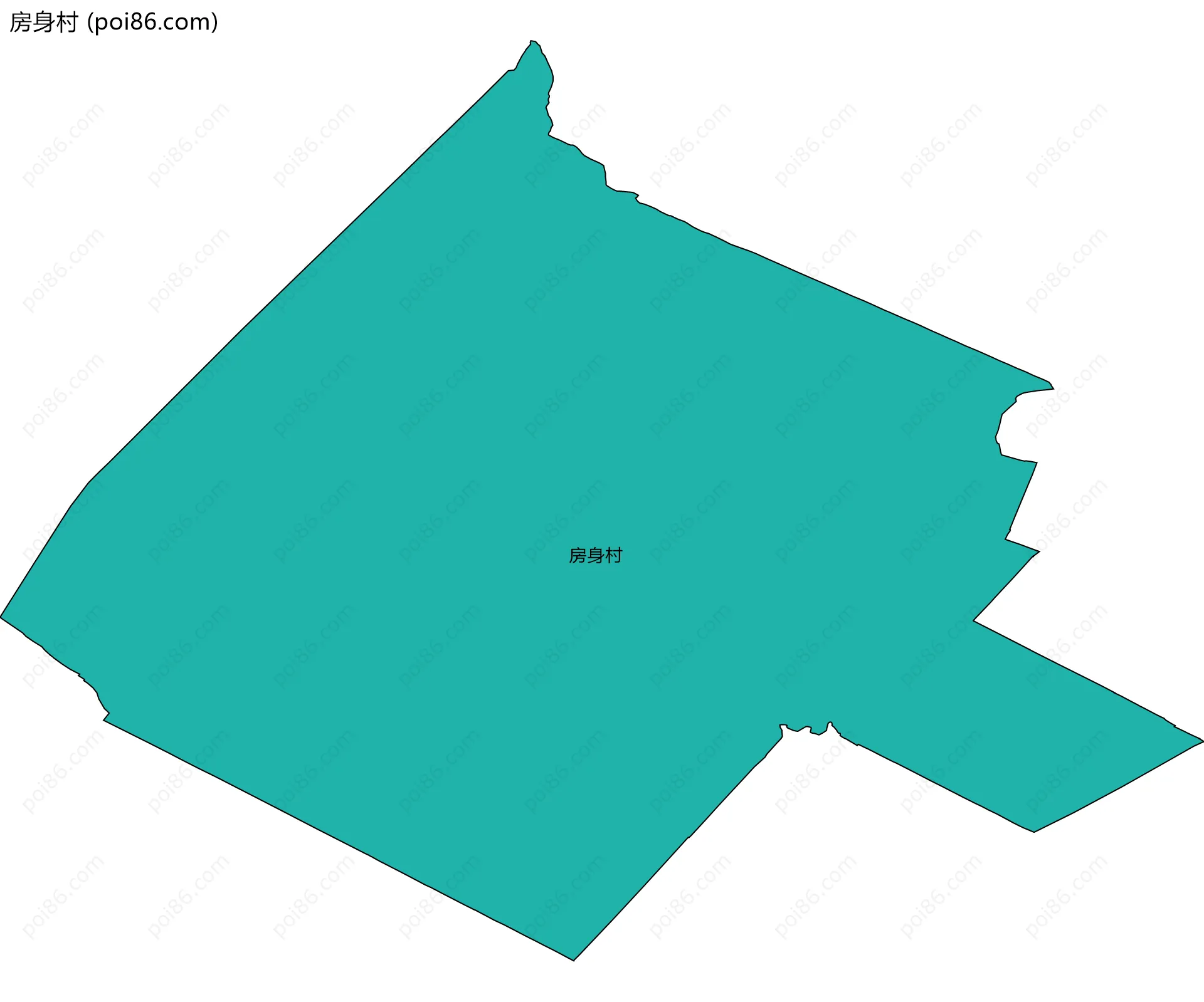 房身村边界地图