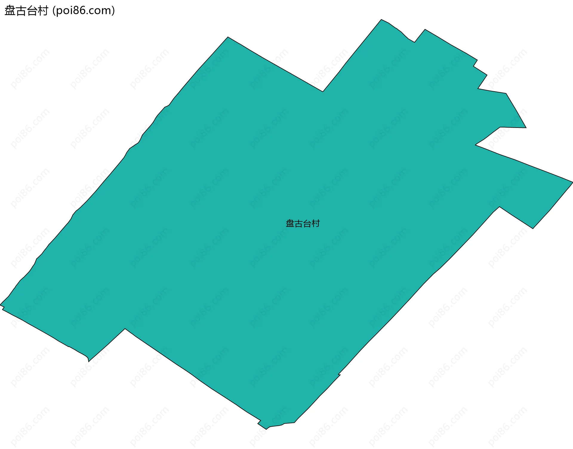 盘古台村边界地图