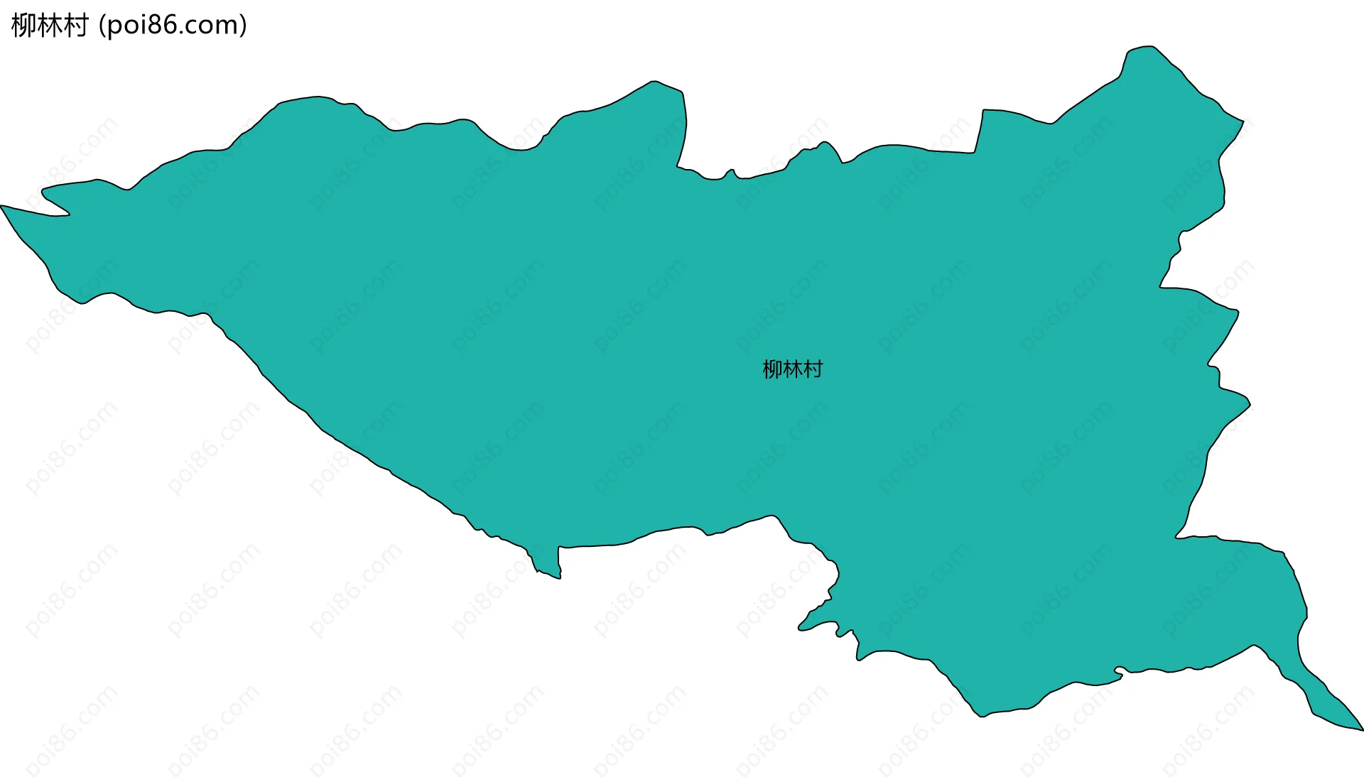 柳林村边界地图