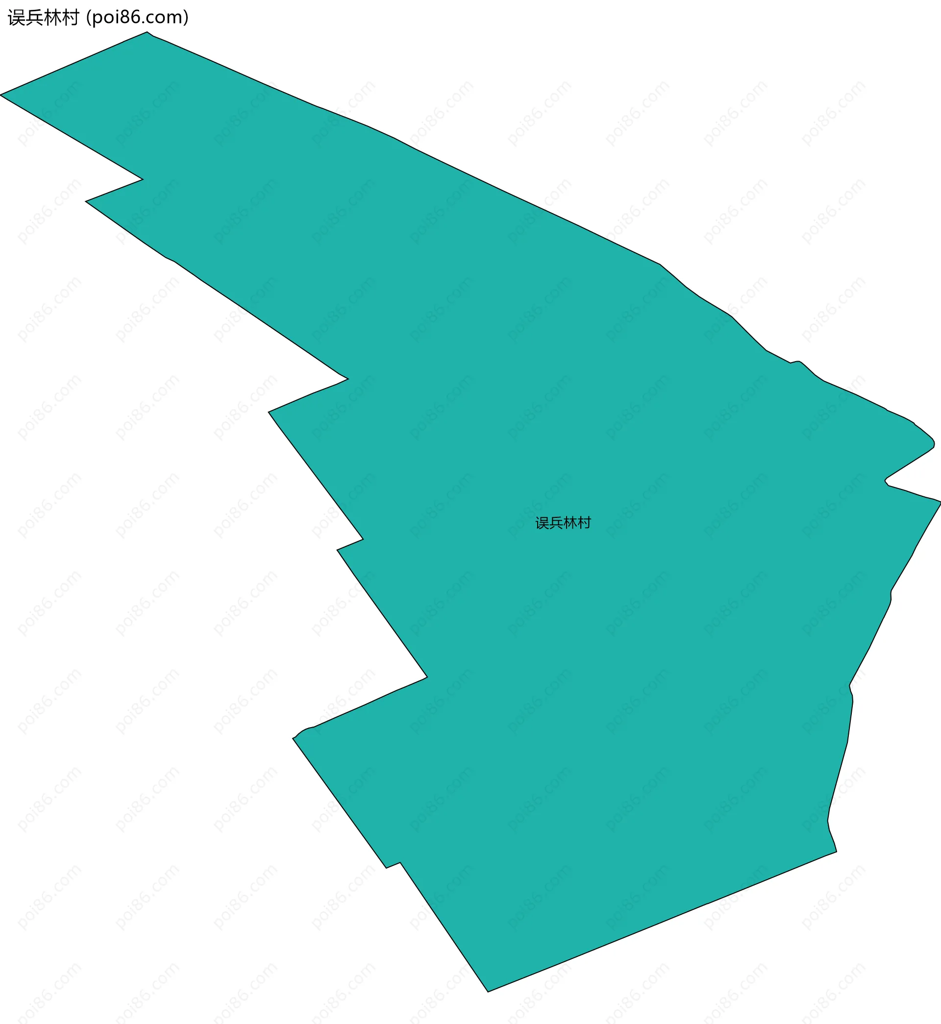 误兵林村边界地图