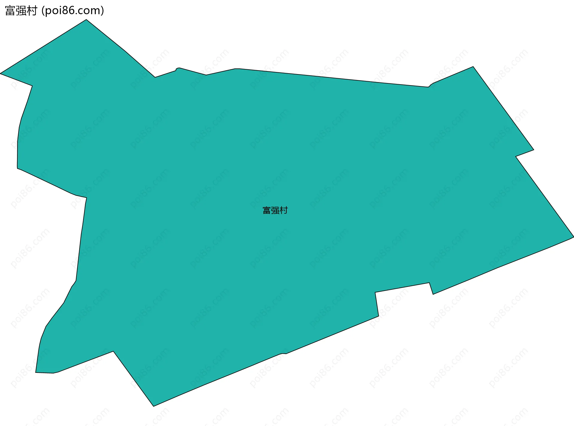 富强村边界地图