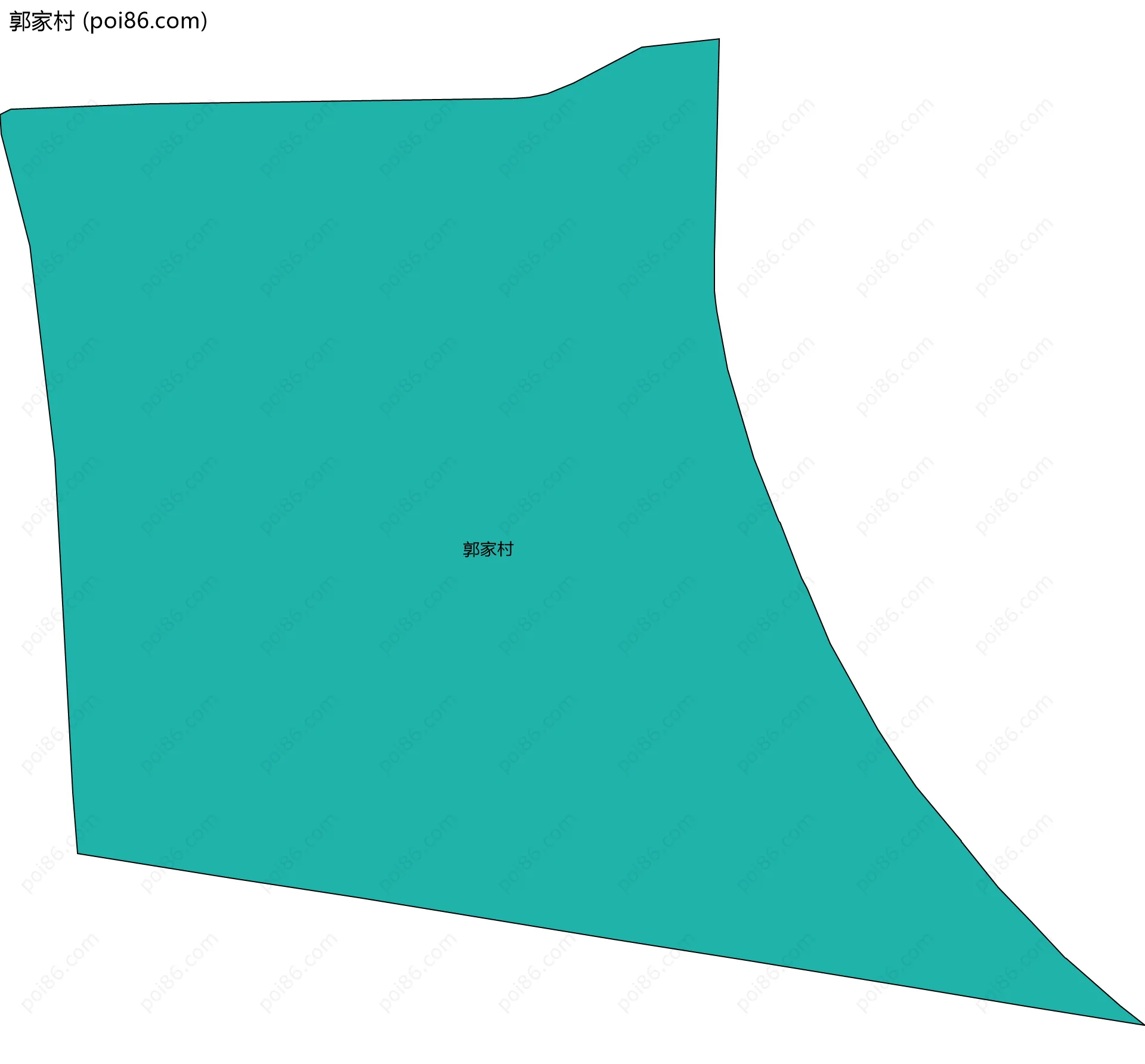 郭家村边界地图