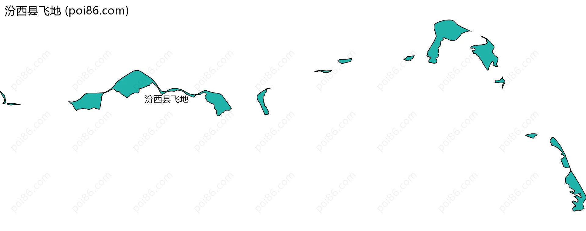 汾西县飞地边界地图